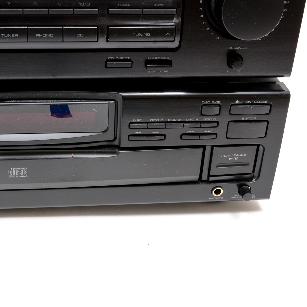 Kenwood Receiver, Allied Turntable and Other A/V Components