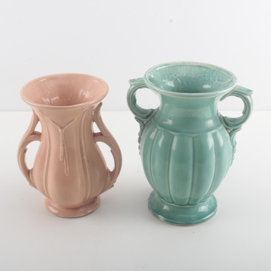 Vintage McCoy Vases