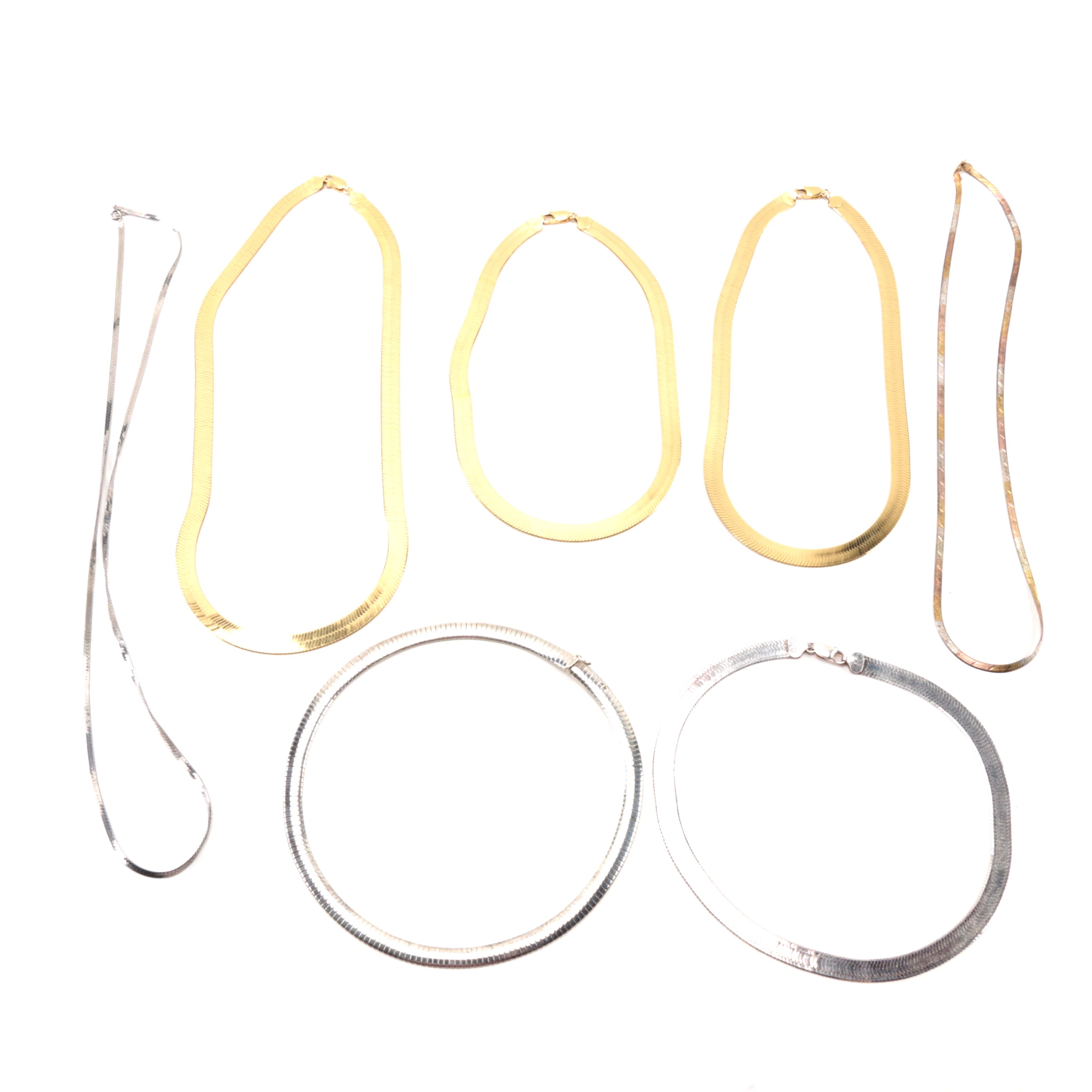 Assorted Sterling Silver Necklaces