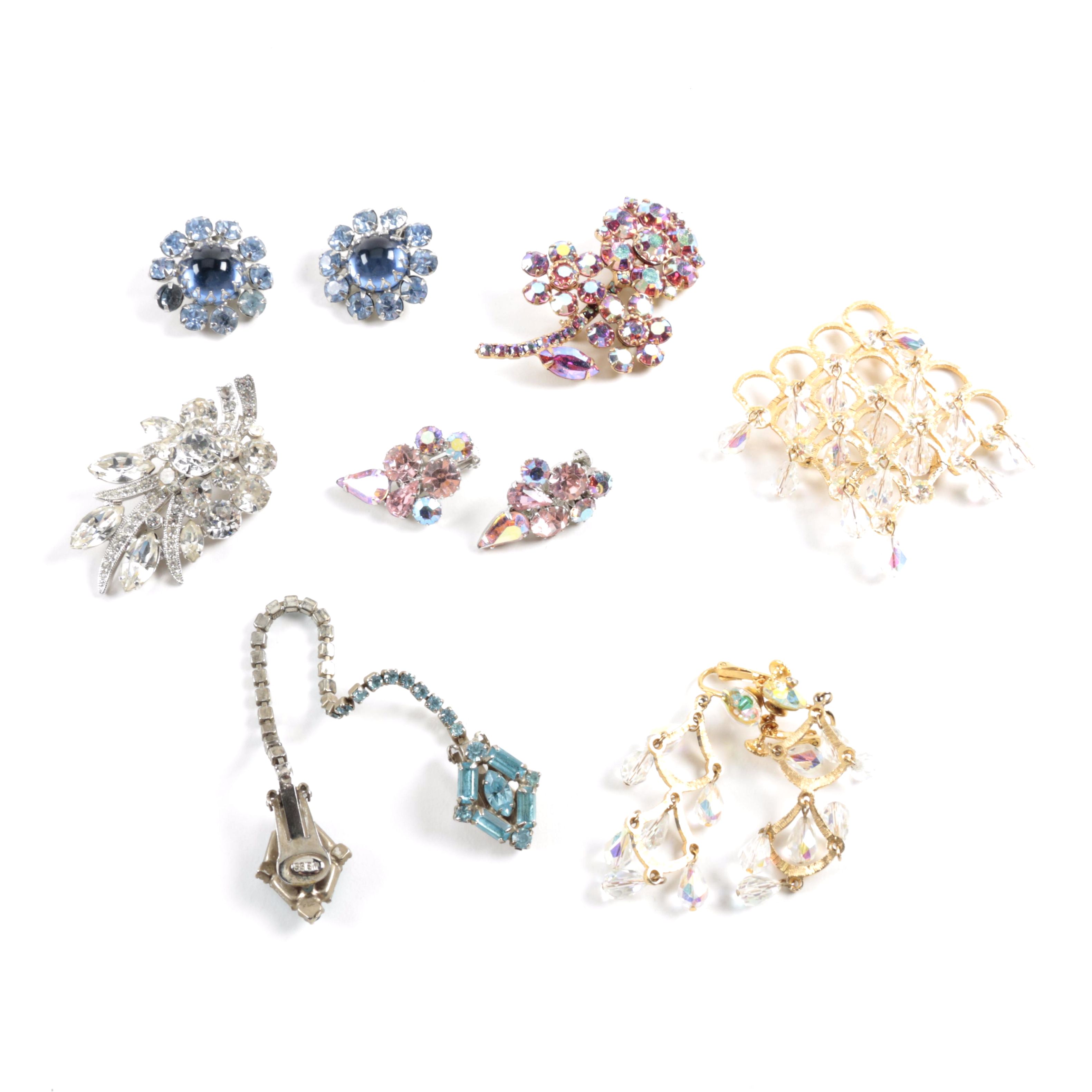 Vintage Costume Jewelry Including Eisenberg Ice and Weiss