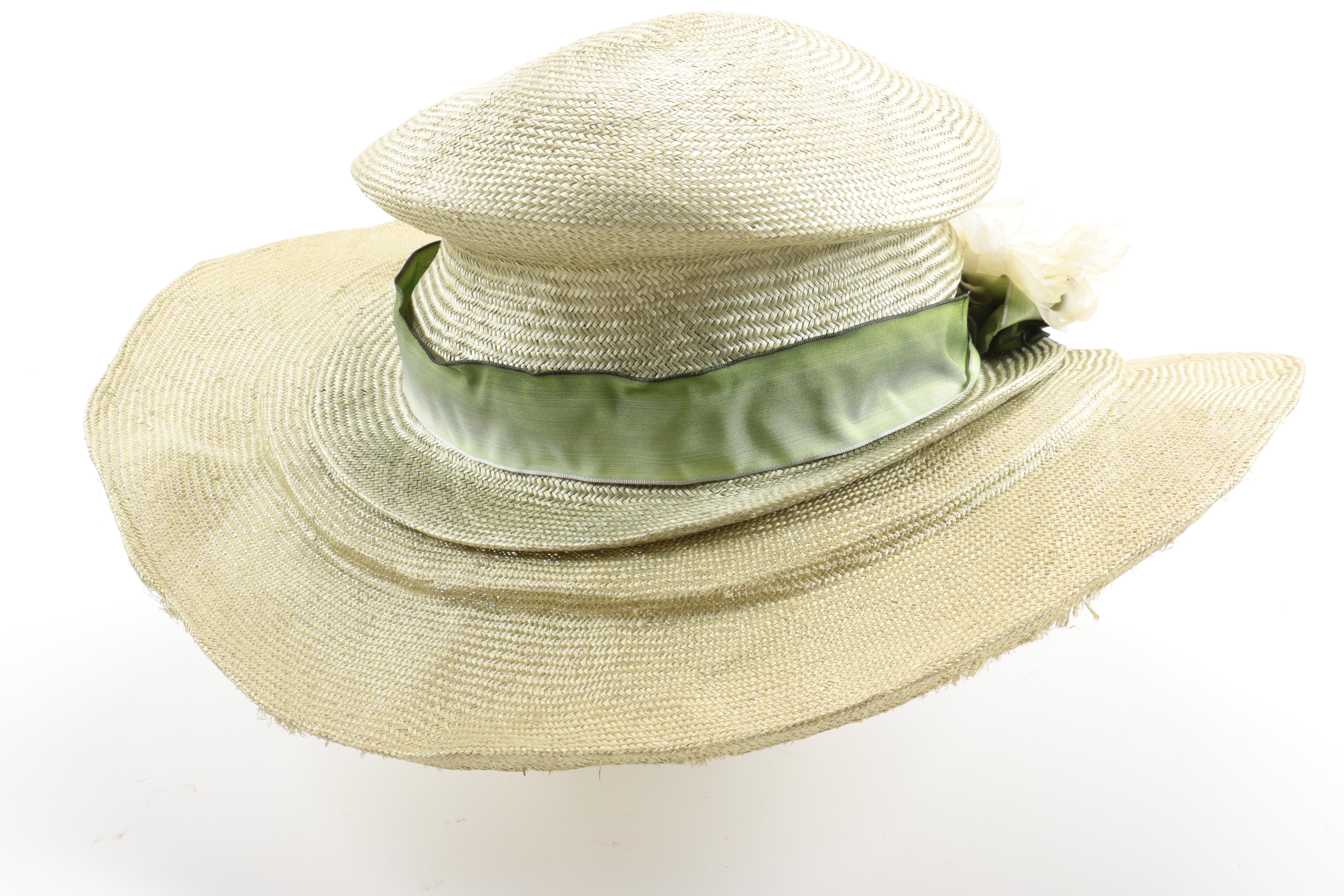 Harriet Rosebud Woven Hat