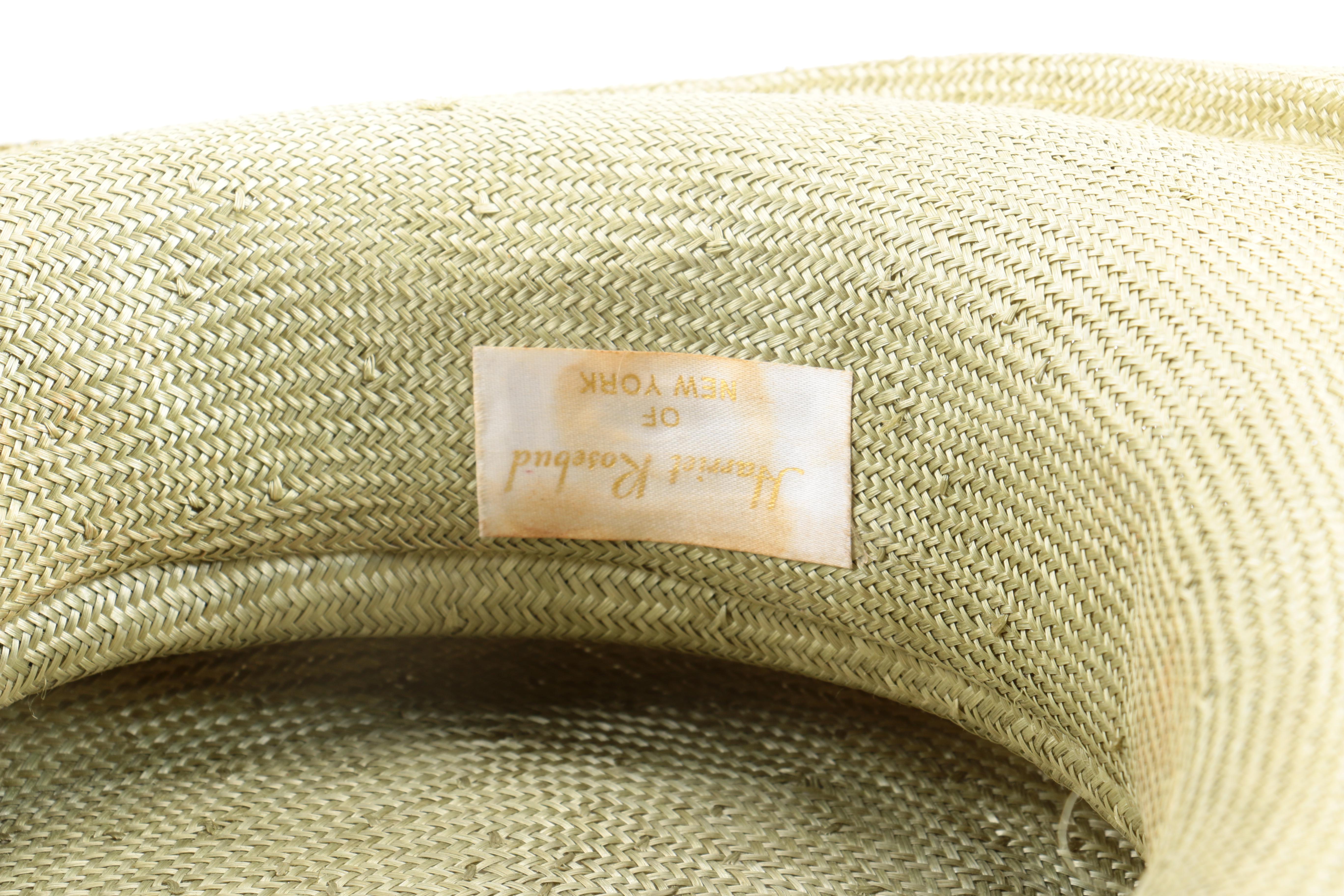 Harriet Rosebud Woven Hat