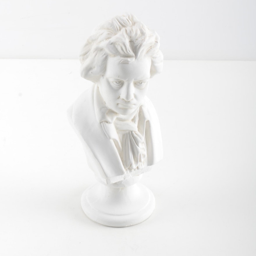 Ceramic Bust of Beethoven