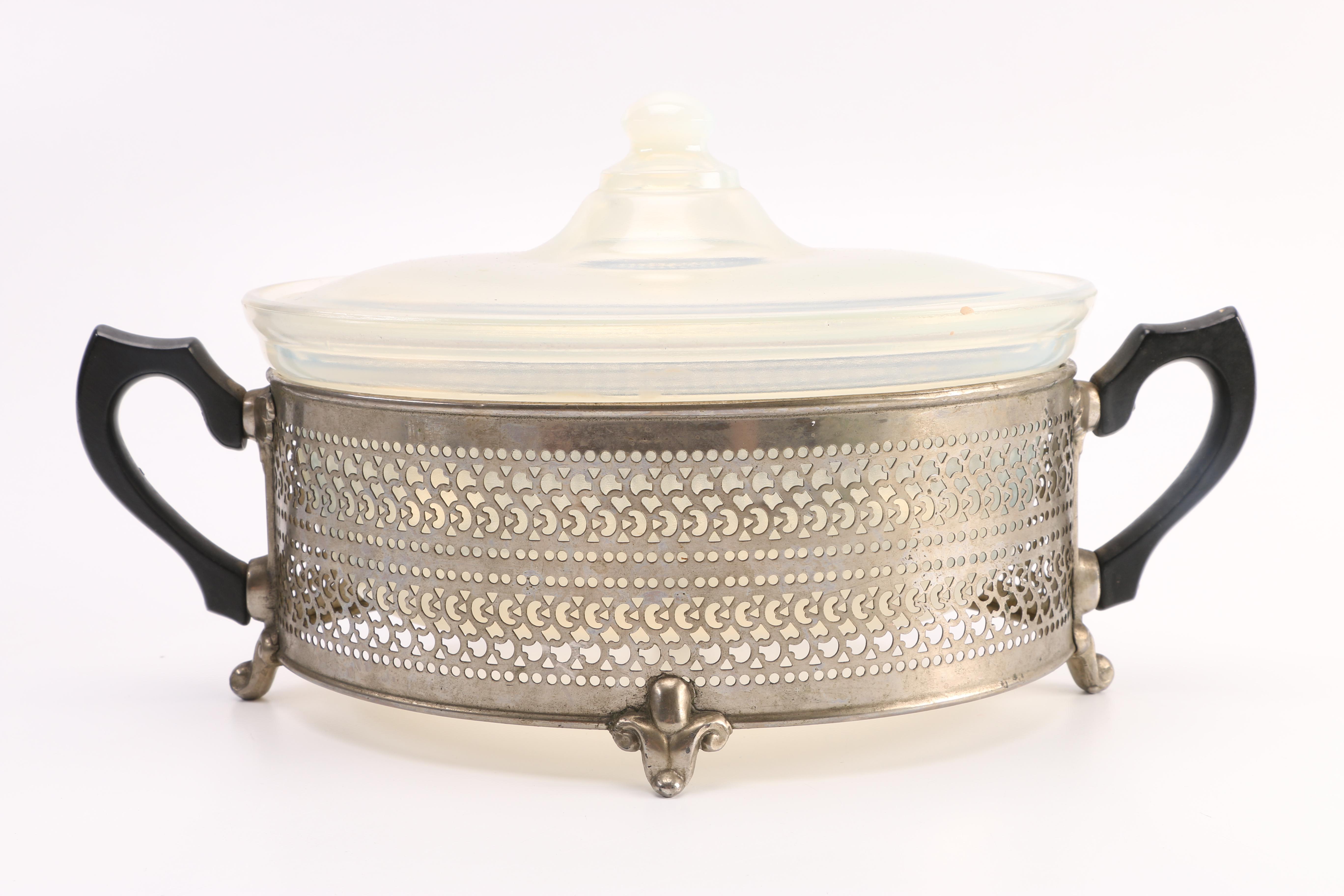 Glass Cookware Including Vintage Fry Pearl Ovenglass