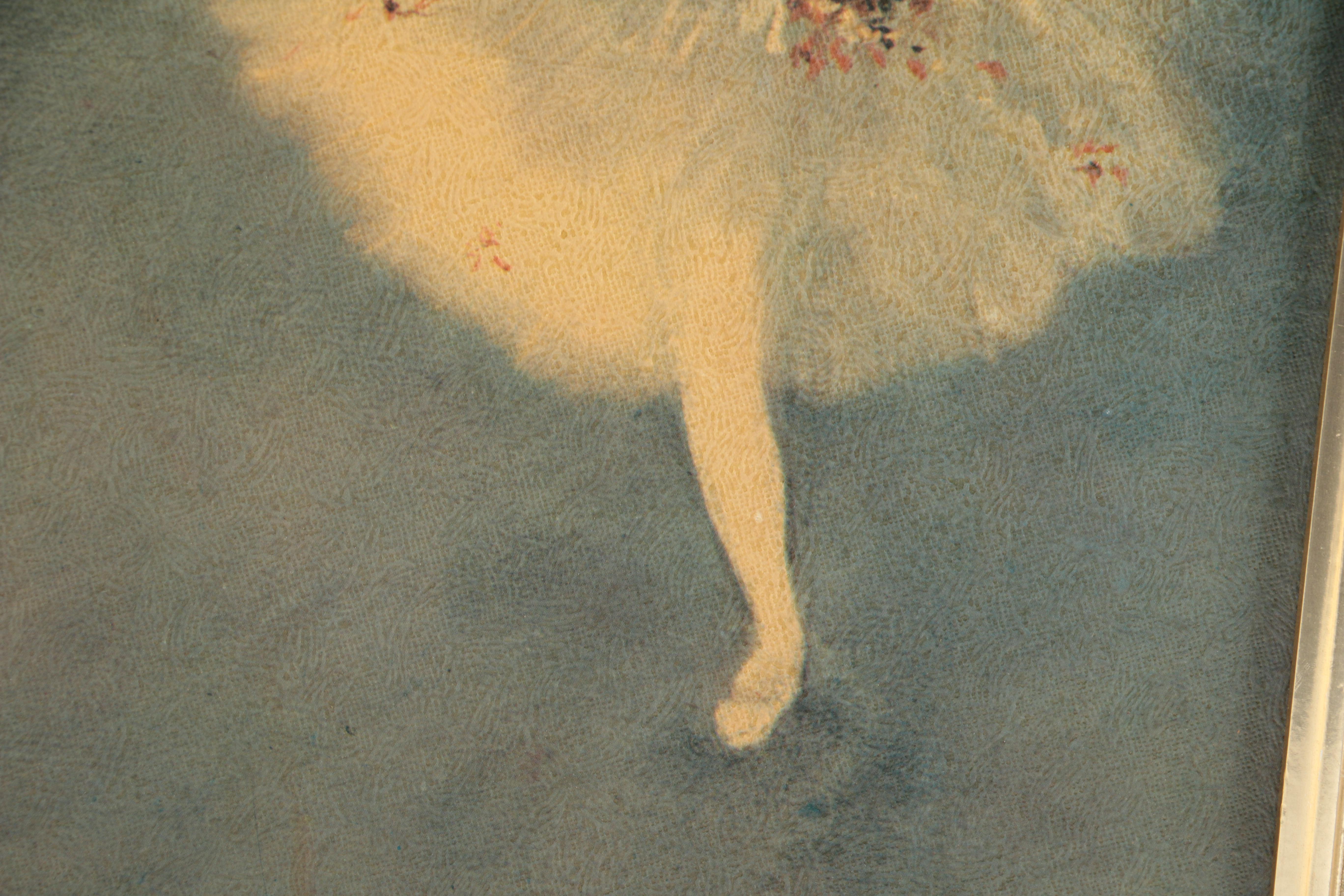 Offset Lithograph After Edgar Degas' Painting "Two Dancers on Stage"