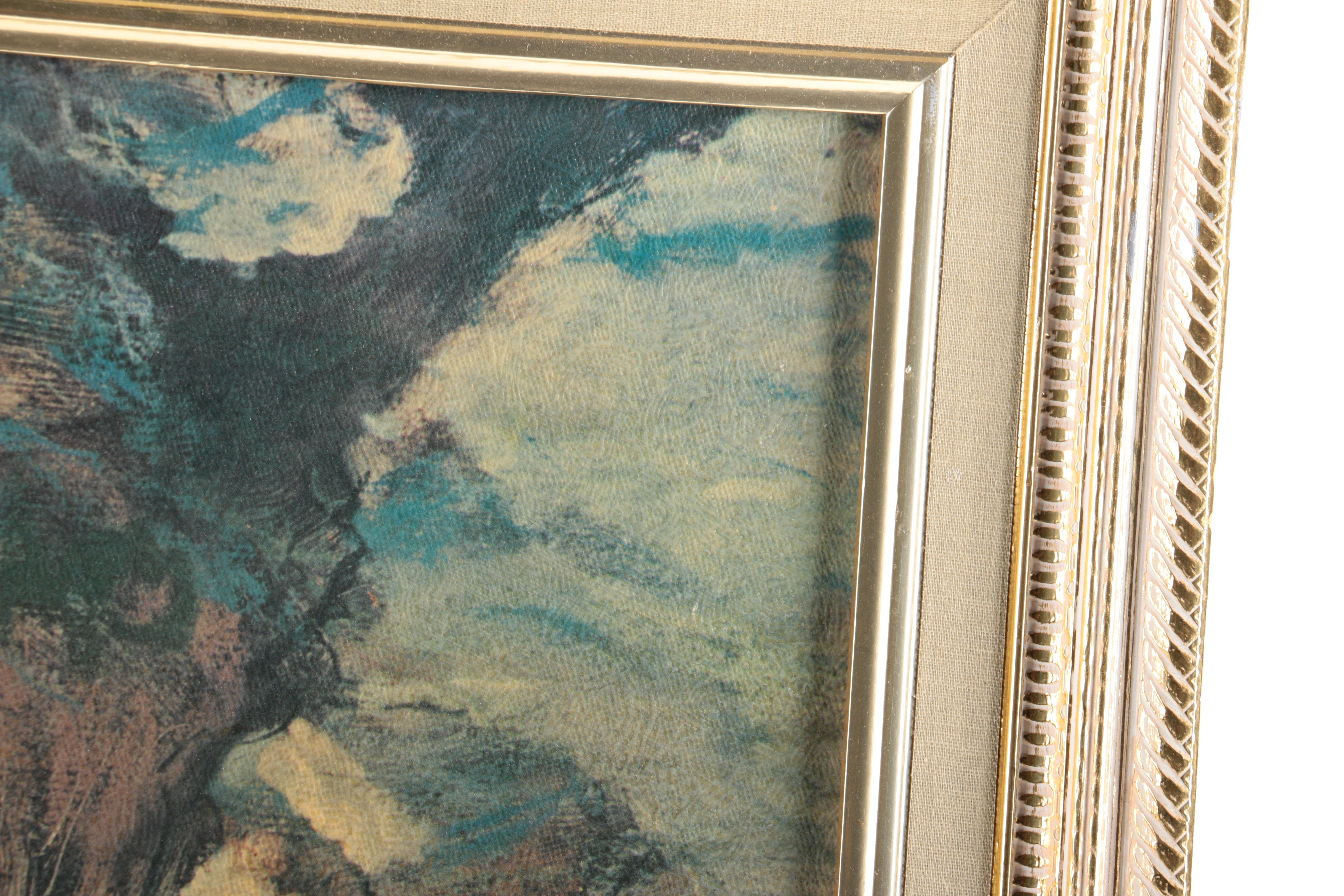 Offset Lithograph After Edgar Degas' Painting "Two Dancers on Stage"