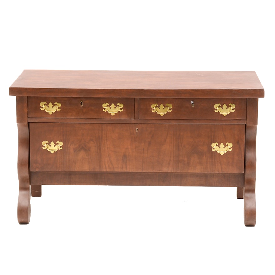 Mahogany Stained Birch Chest of Drawers
