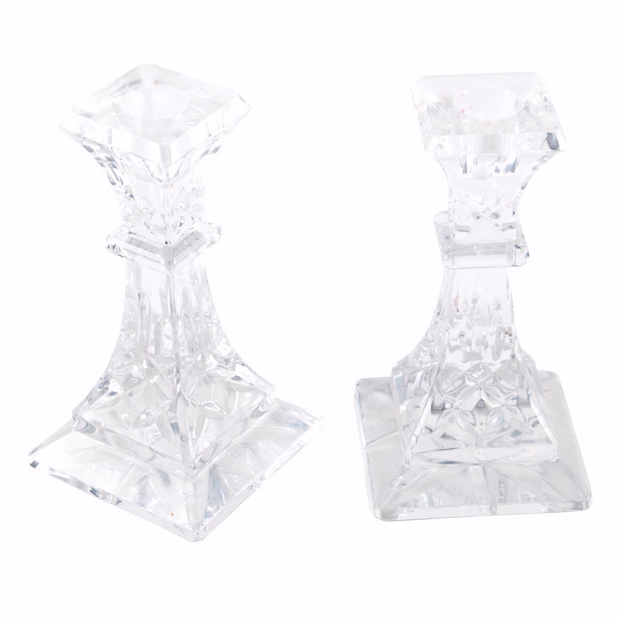 Waterford "Lismore" Crystal Candlesticks