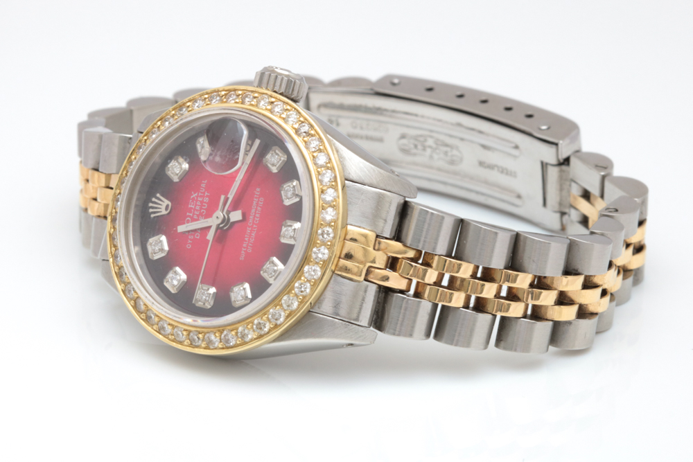 18K Gold & Stainless Steel Rolex Oyster Perpetual Datejust Watch