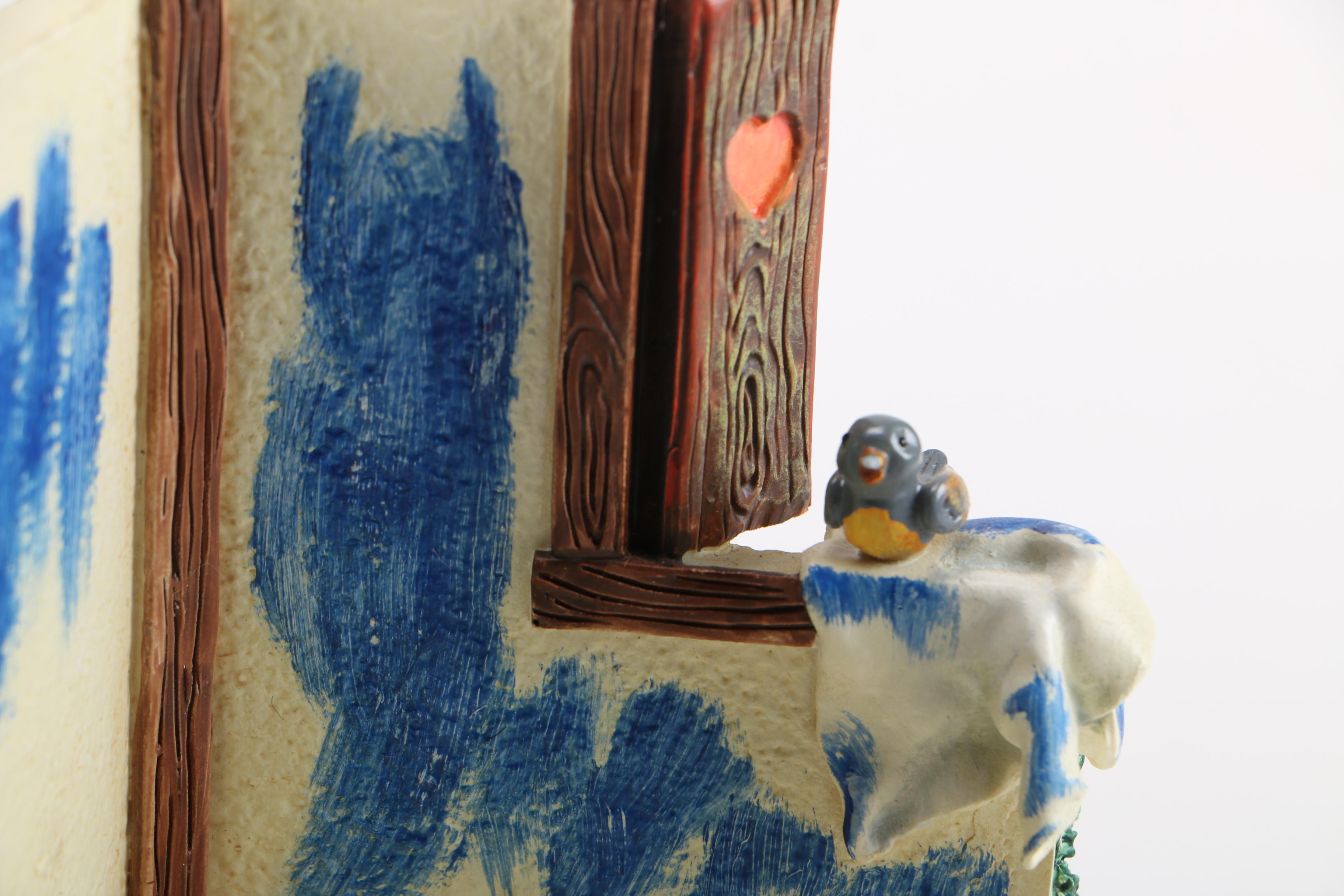 Goebel Hummel Figurine "One Coat or Two?" and "Painting Pals" Porcelain Figurine Set