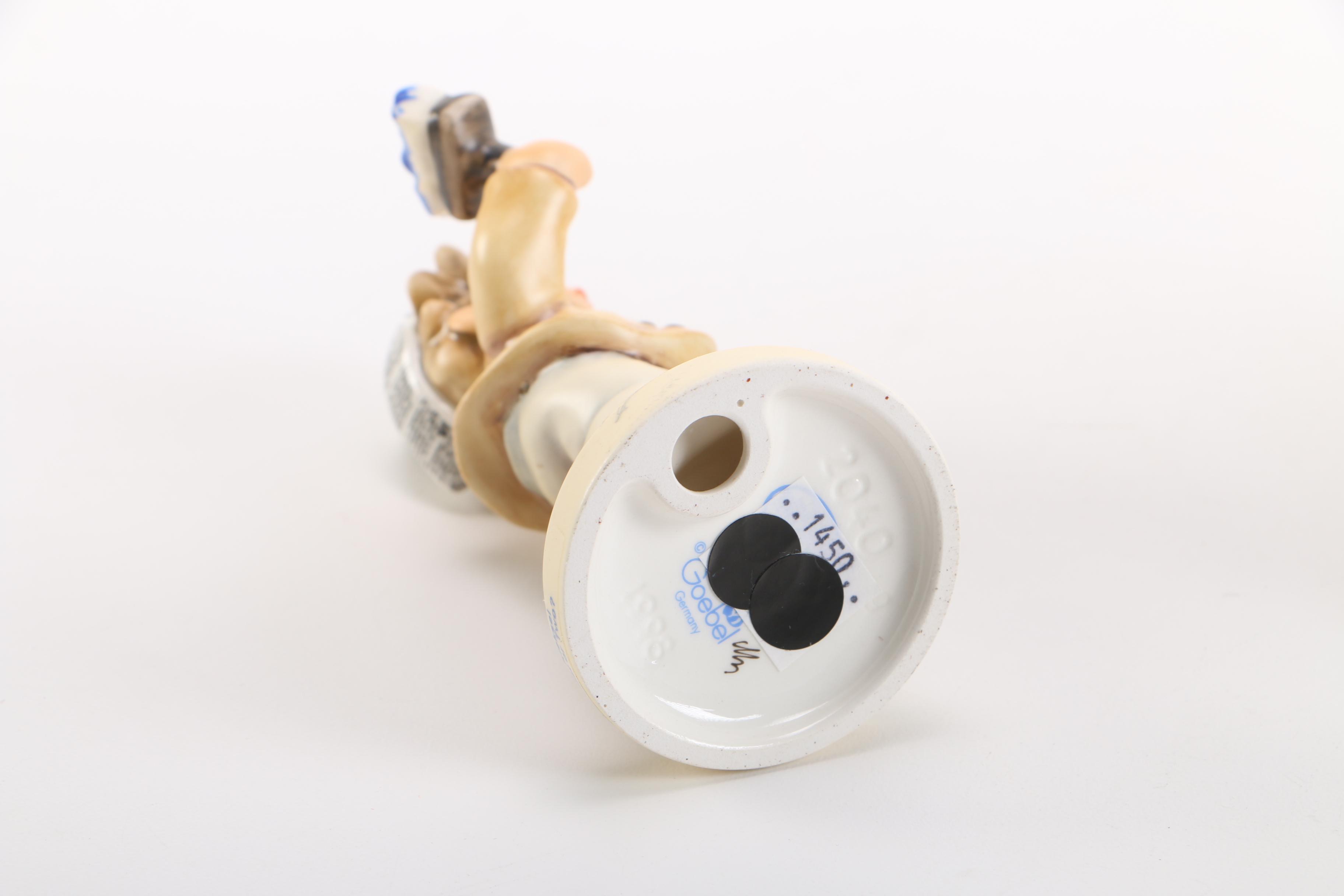 Goebel Hummel Figurine "One Coat or Two?" and "Painting Pals" Porcelain Figurine Set