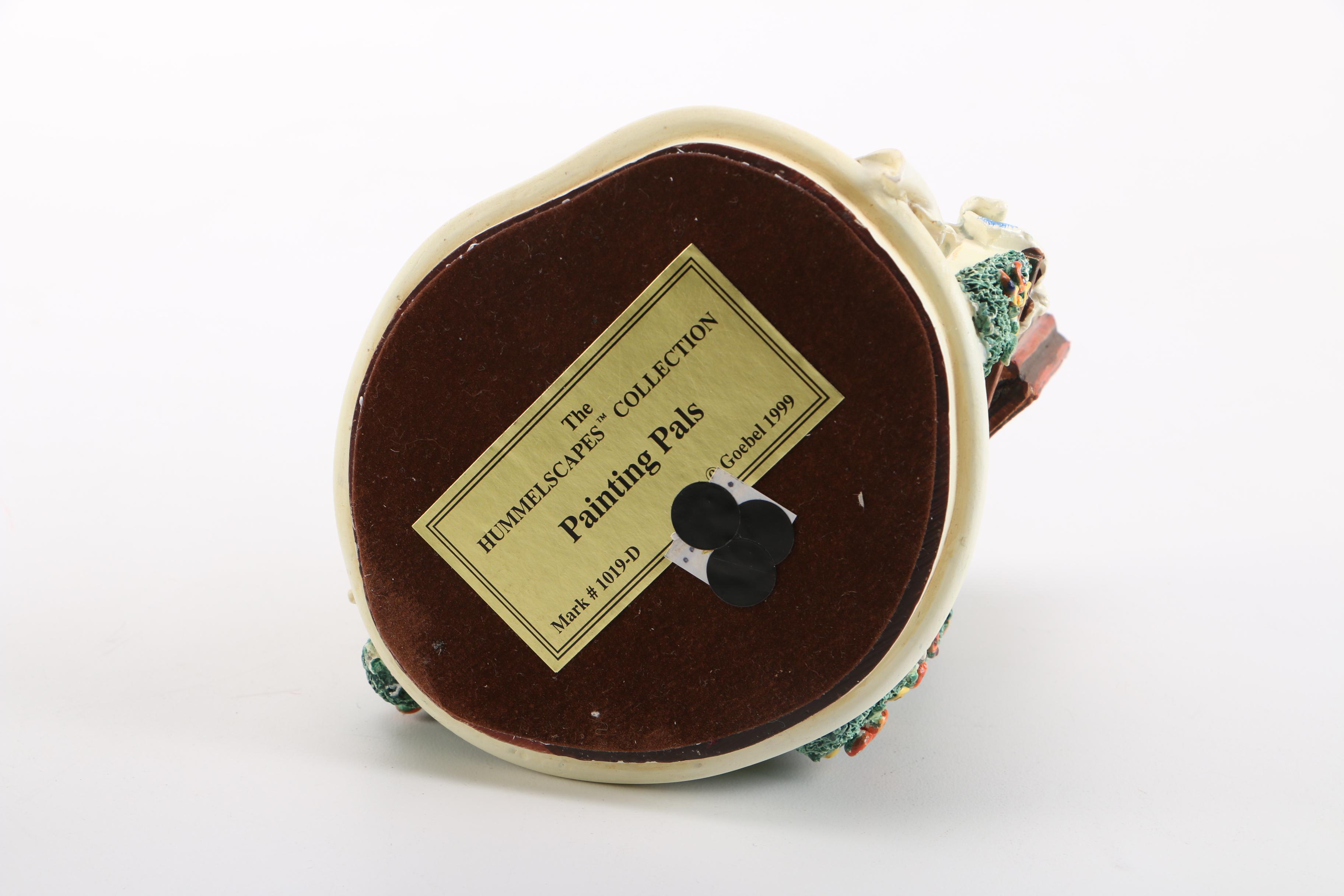 Goebel Hummel Figurine "One Coat or Two?" and "Painting Pals" Porcelain Figurine Set