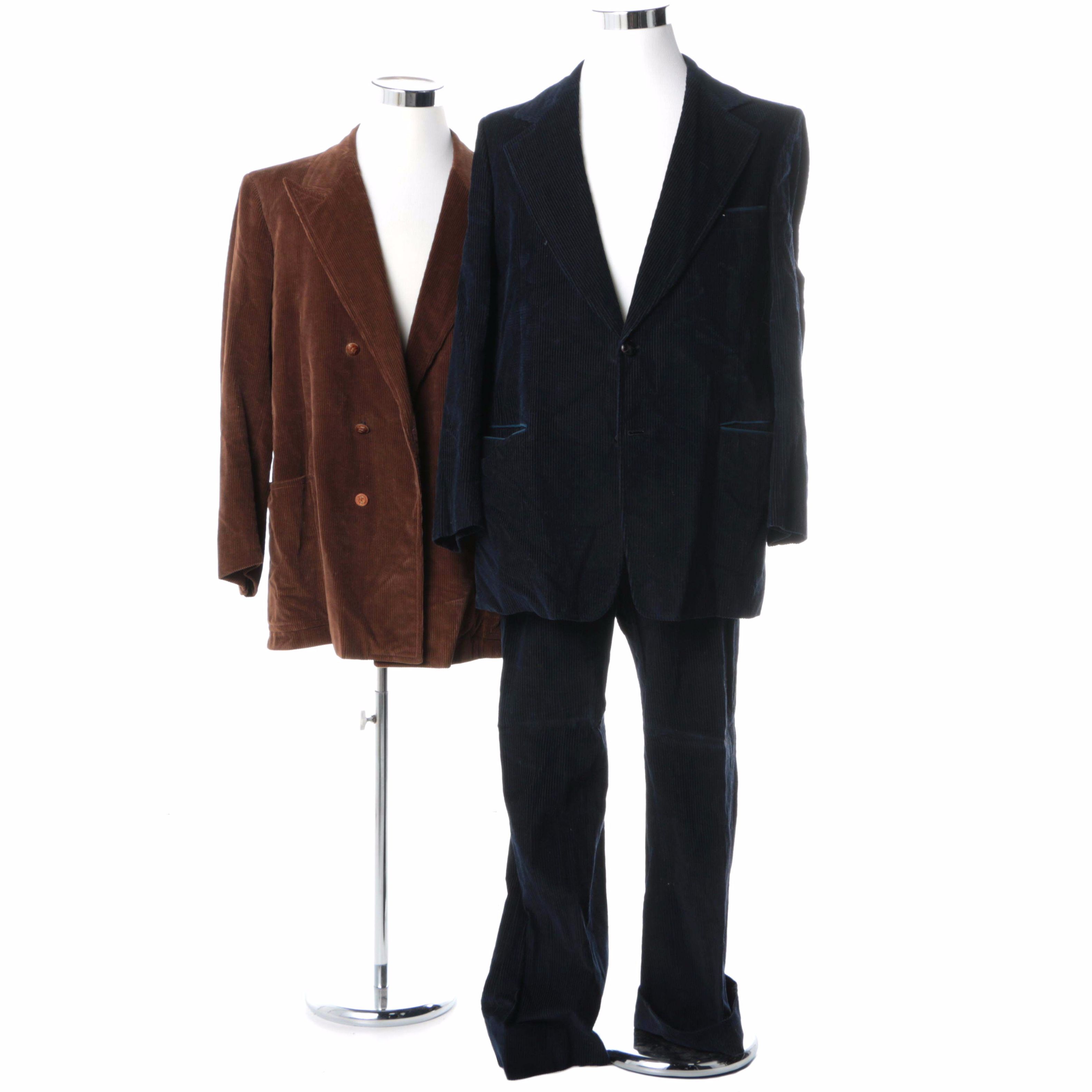 Benjamin Corduroy Suit and Sport Coat