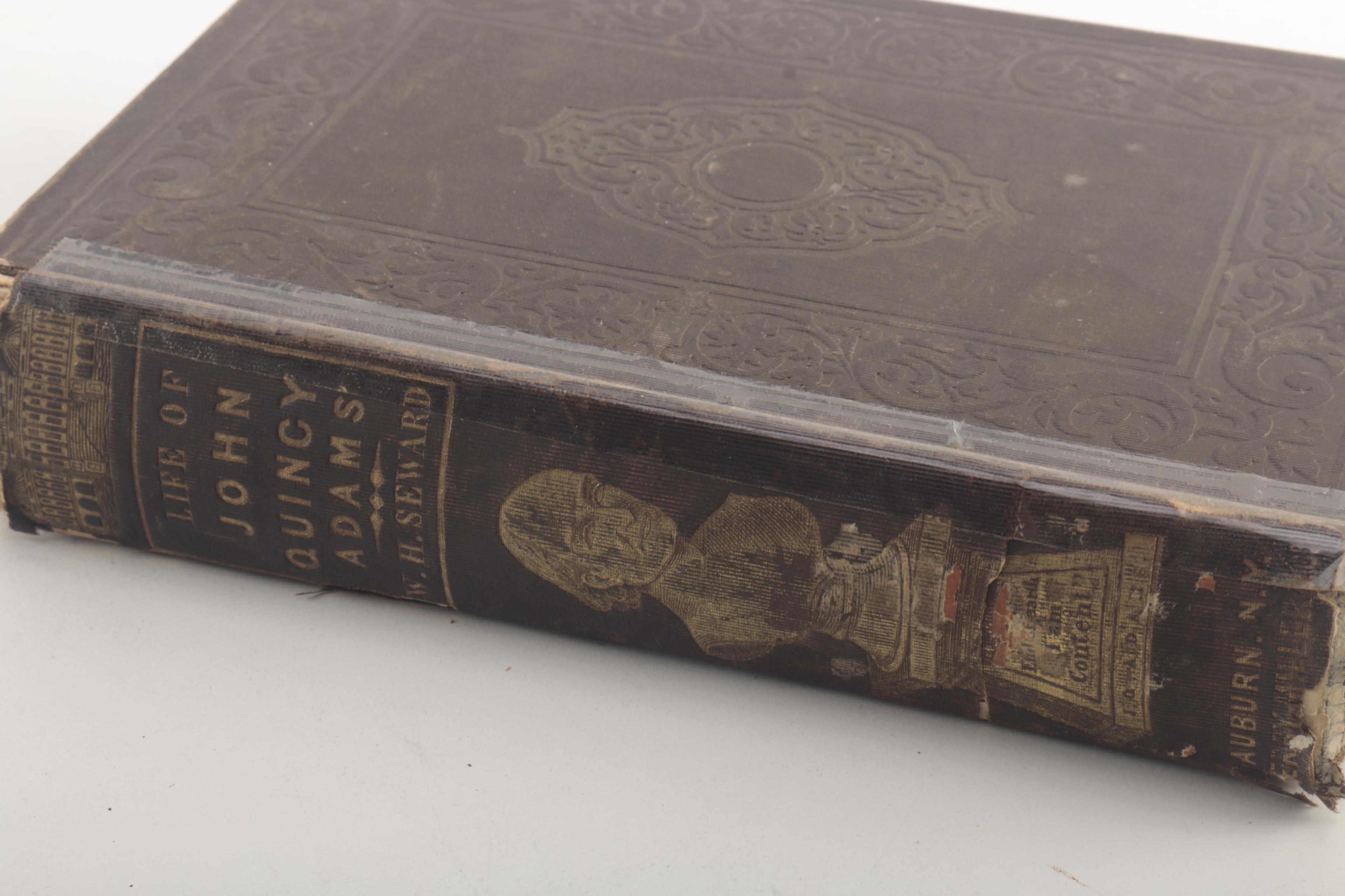 Antique Copy of "Life of John Quincy Adams" Book