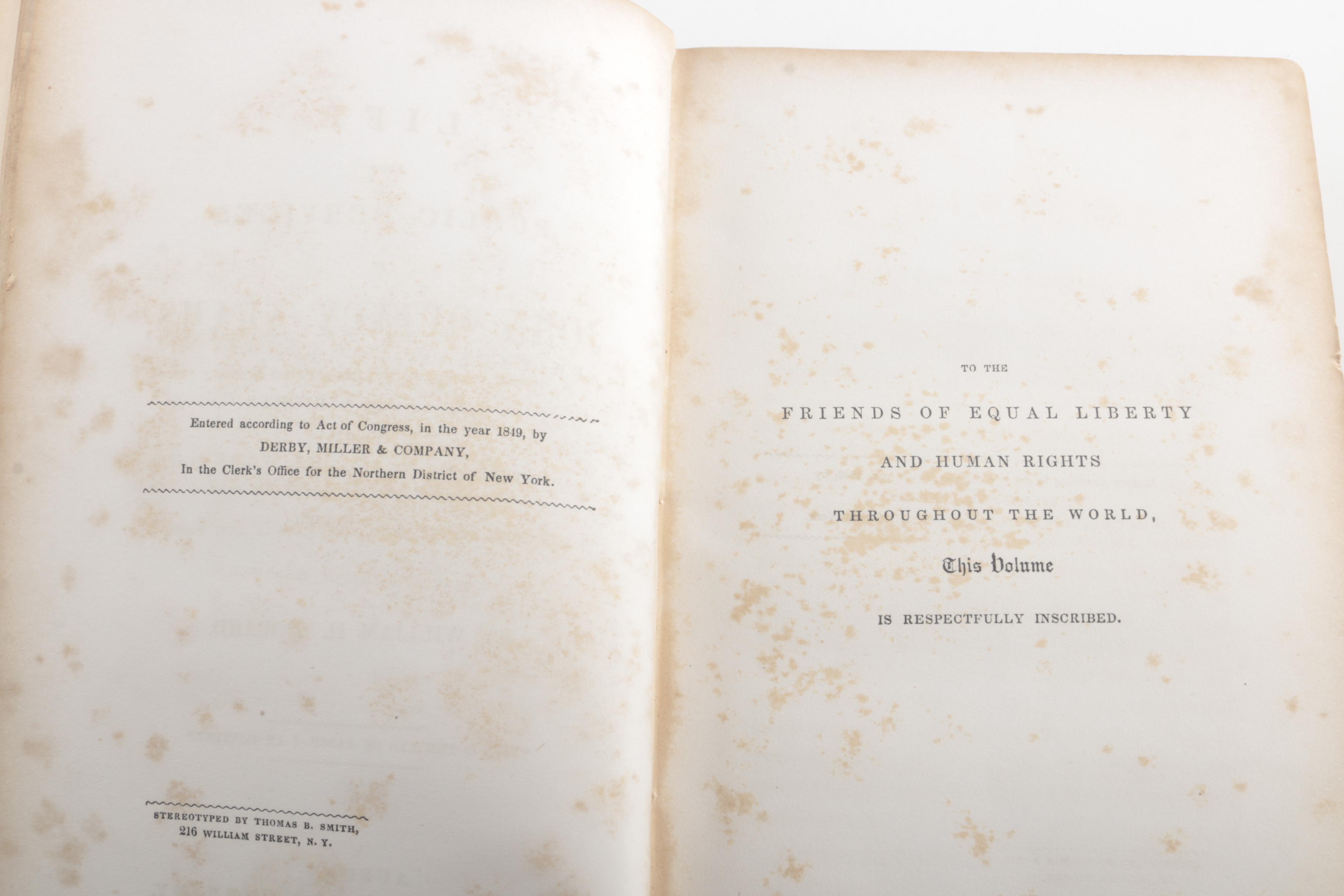 Antique Copy of "Life of John Quincy Adams" Book
