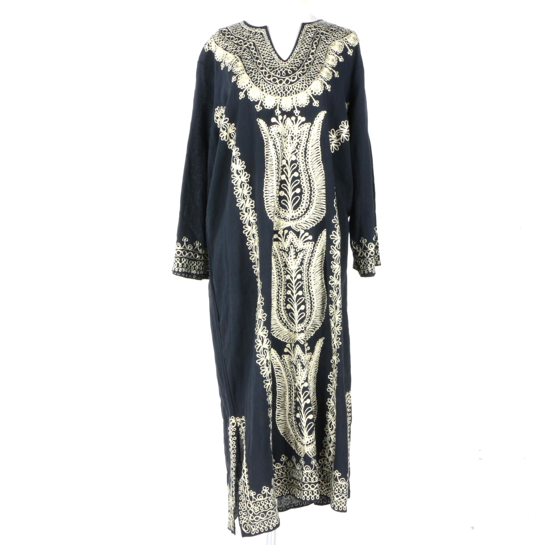 Embroidered Full Length Dress