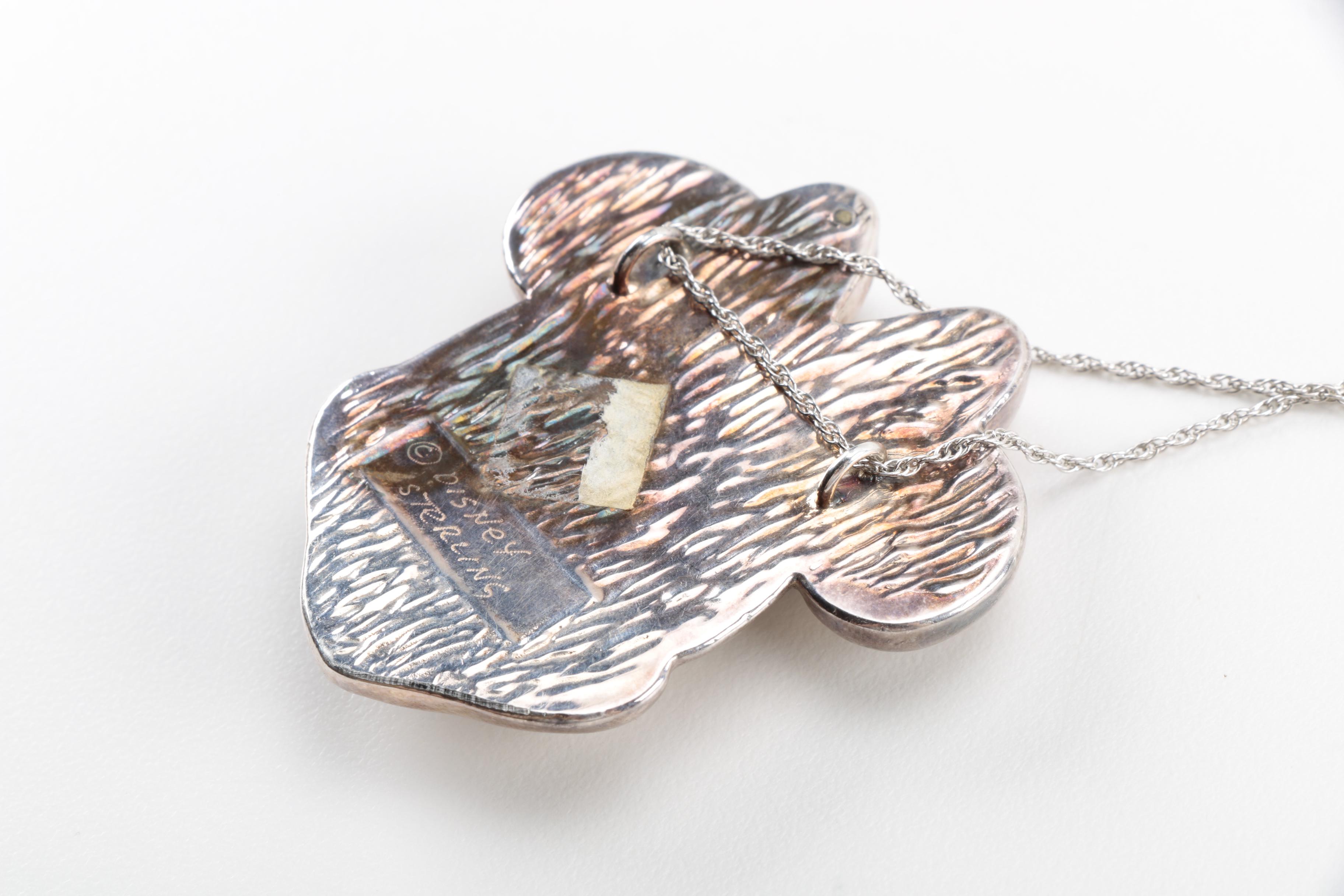 Sterling Silver Bracelets, Necklace and Brooch