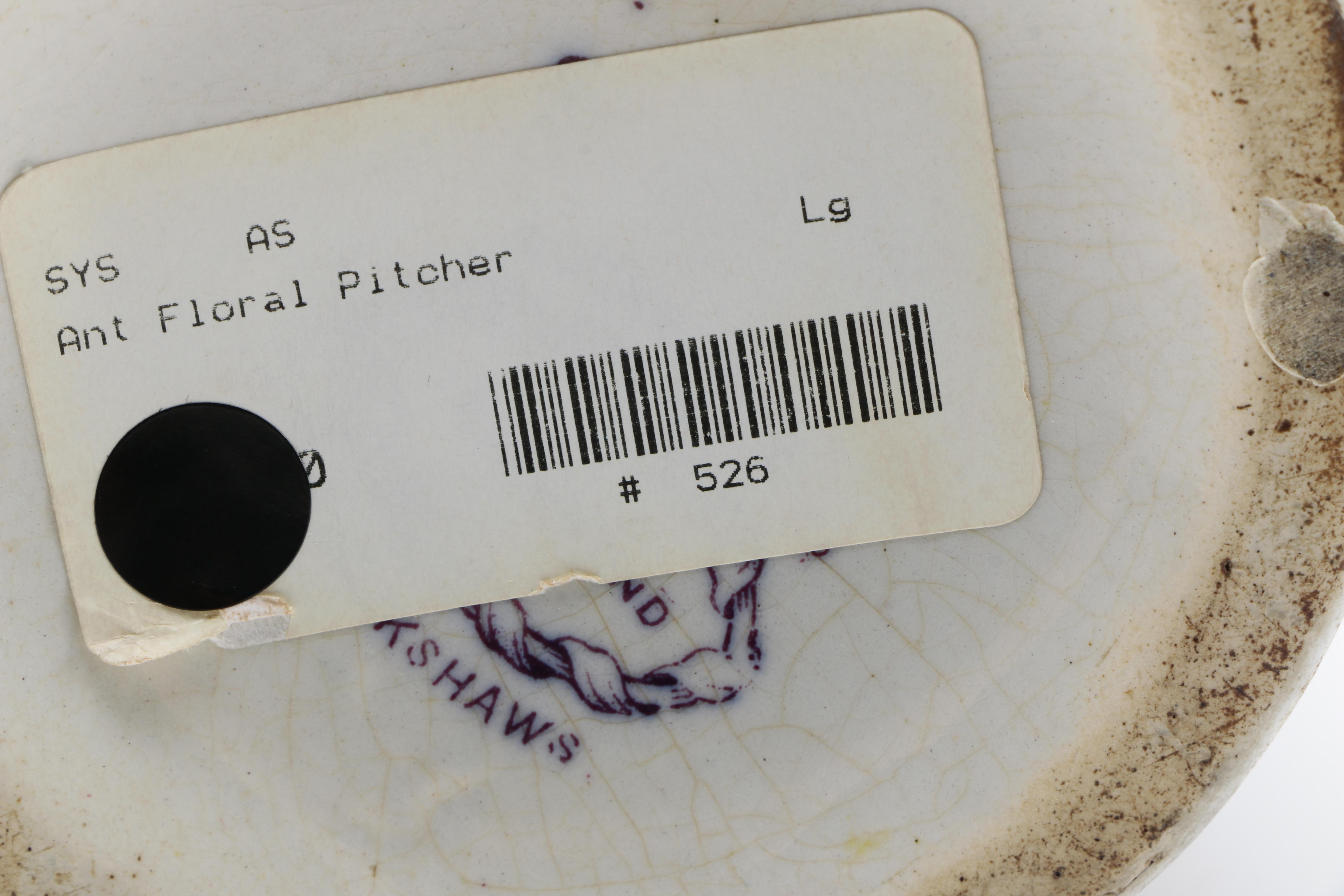 Assorted Glass and Antique Ceramic Pitchers