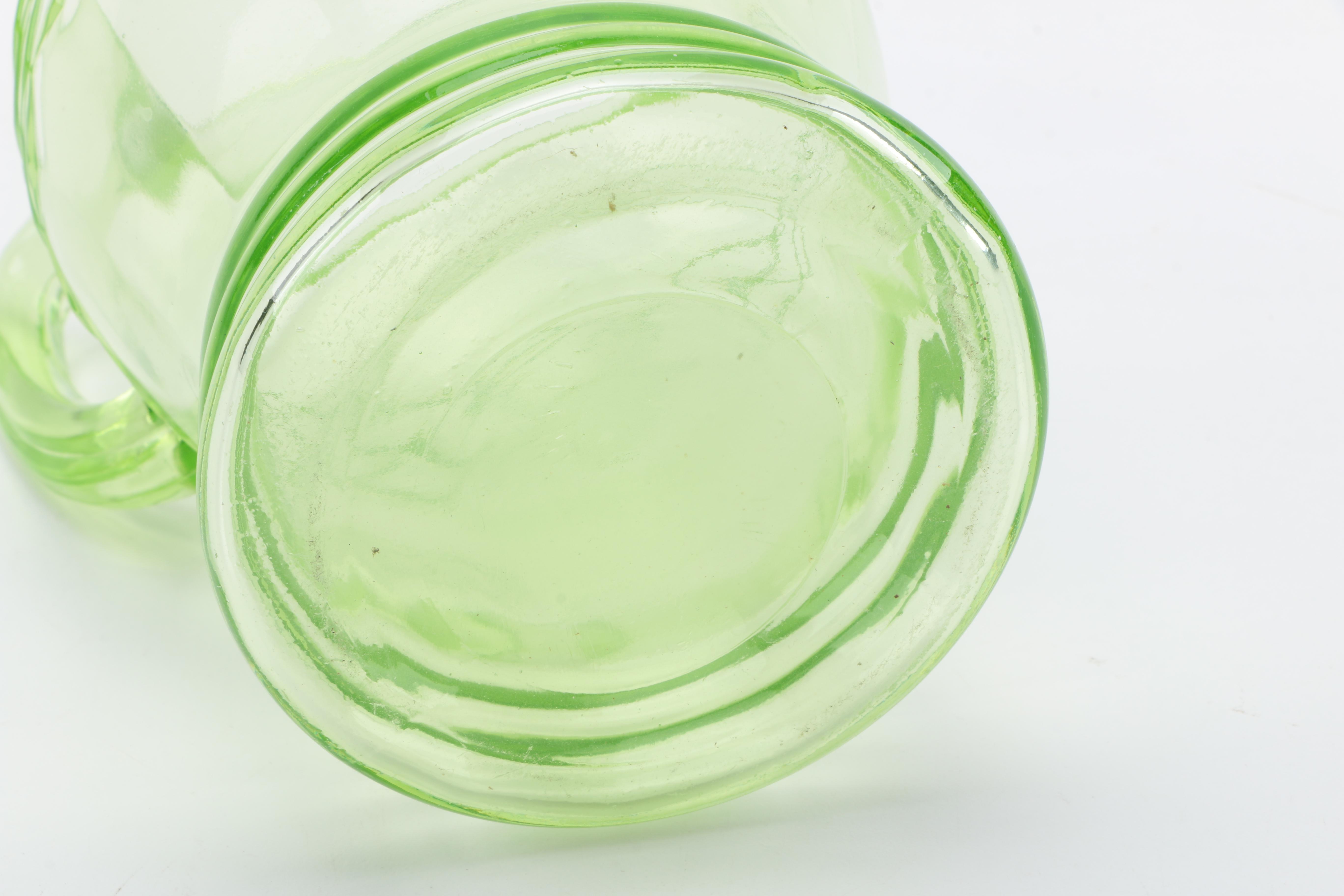 Assorted Glass and Antique Ceramic Pitchers