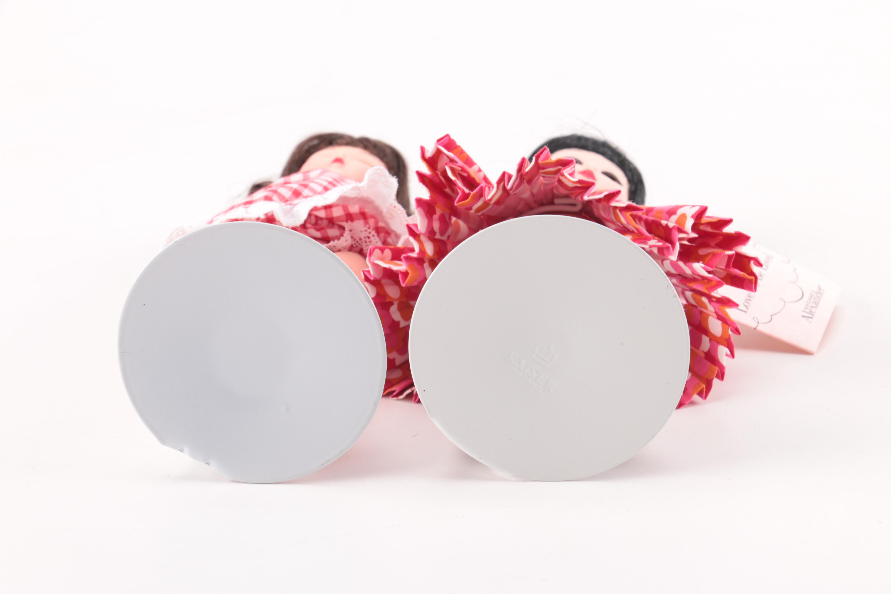 Madame Alexander Dolls "Love to be Loved" and "At the Park"