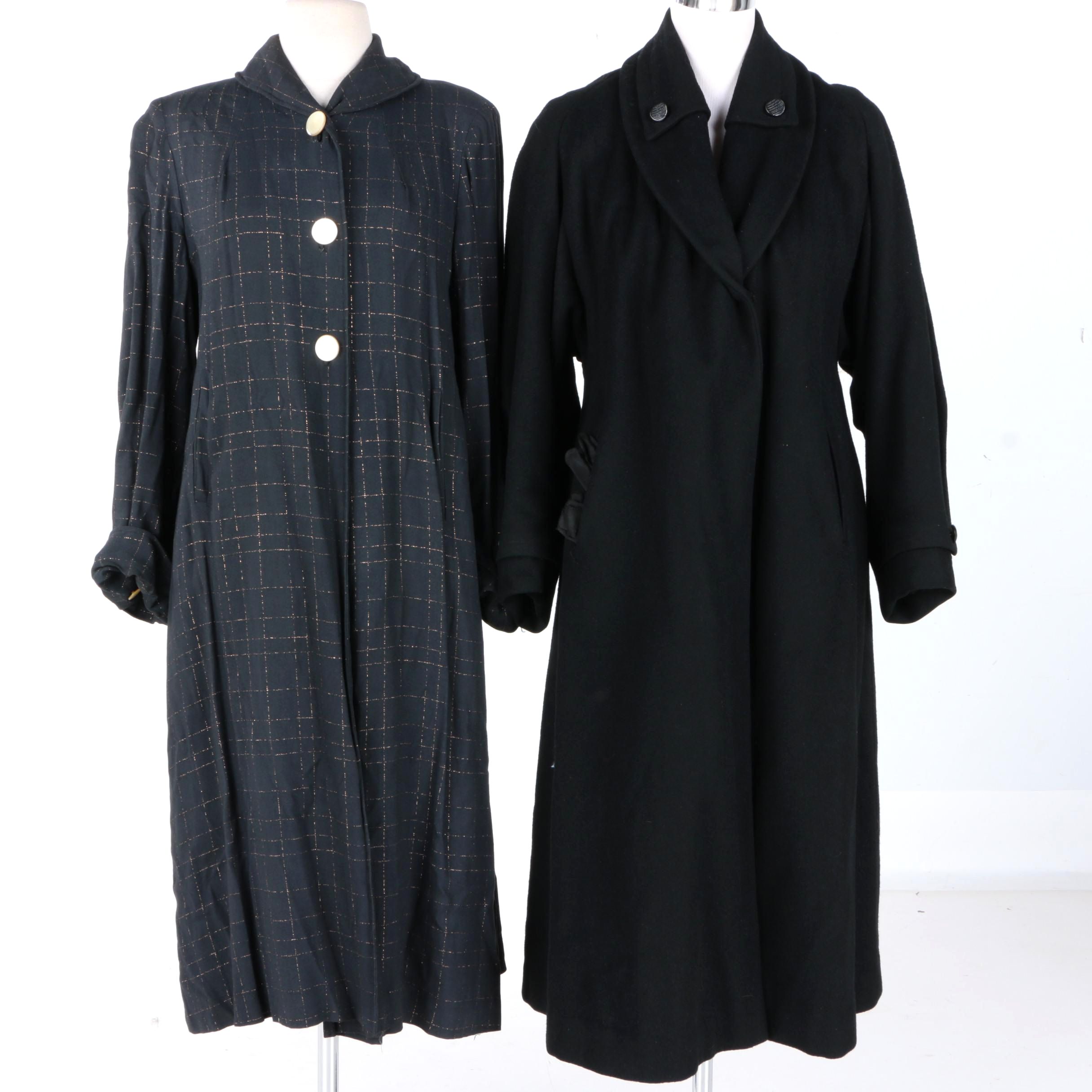Circa 1950s Women's Coats Including Madigans