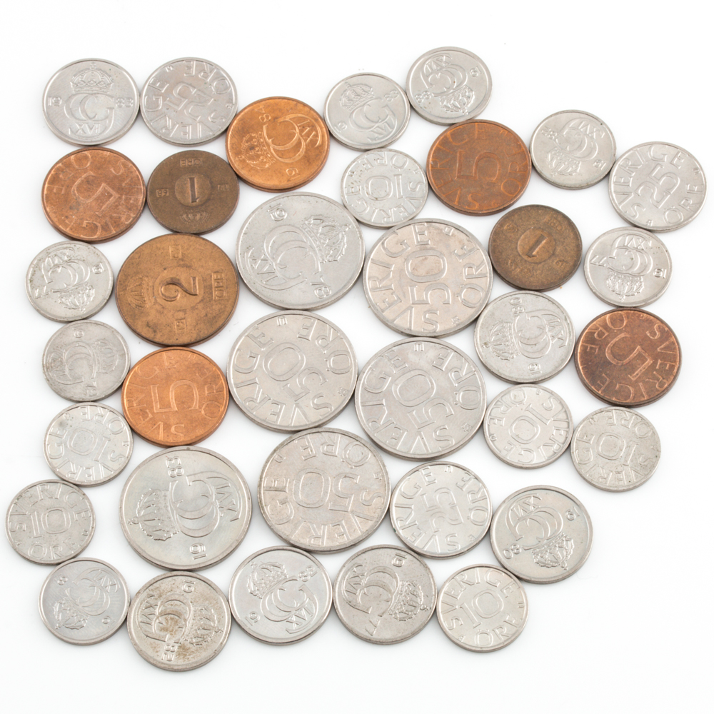 Group of Thirty-Six Coins from Sweden