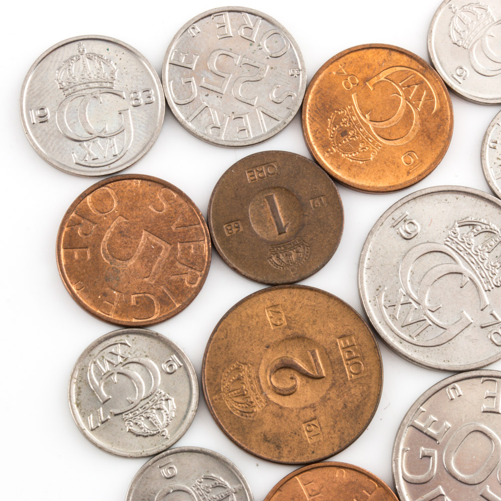 Group of Thirty-Six Coins from Sweden