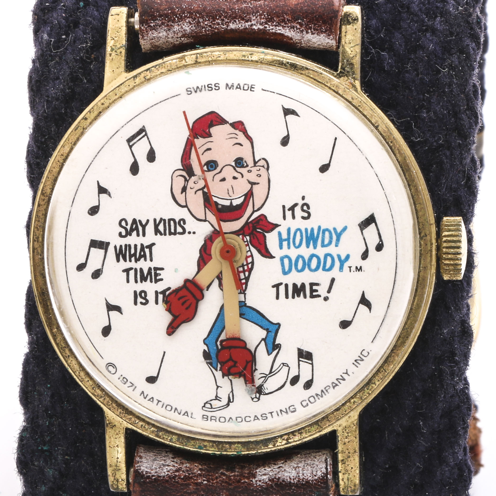 Richard Nixon and Howdy Doody Character Watches