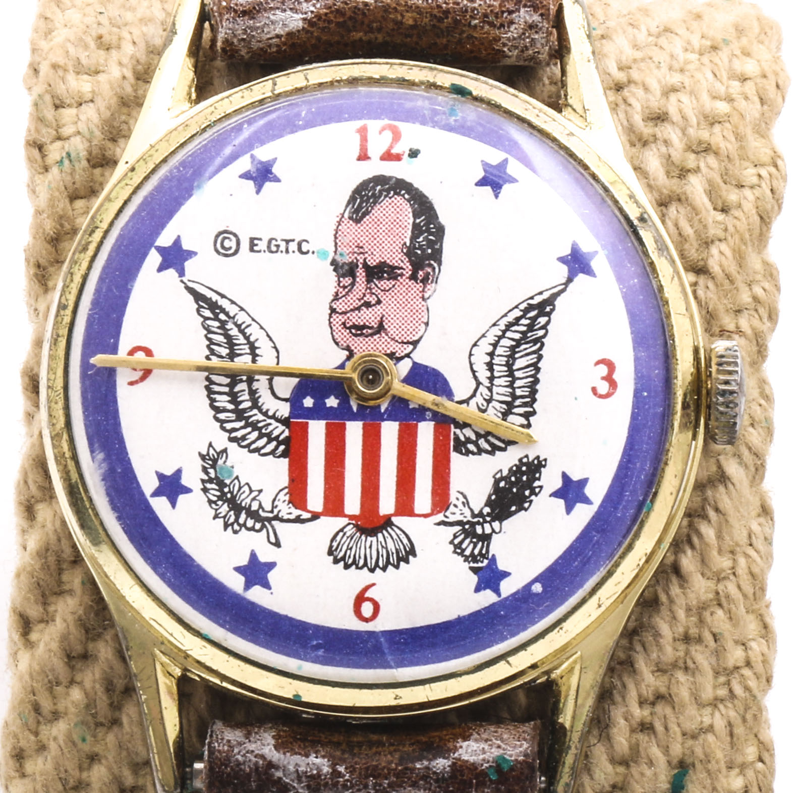 Richard Nixon and Howdy Doody Character Watches