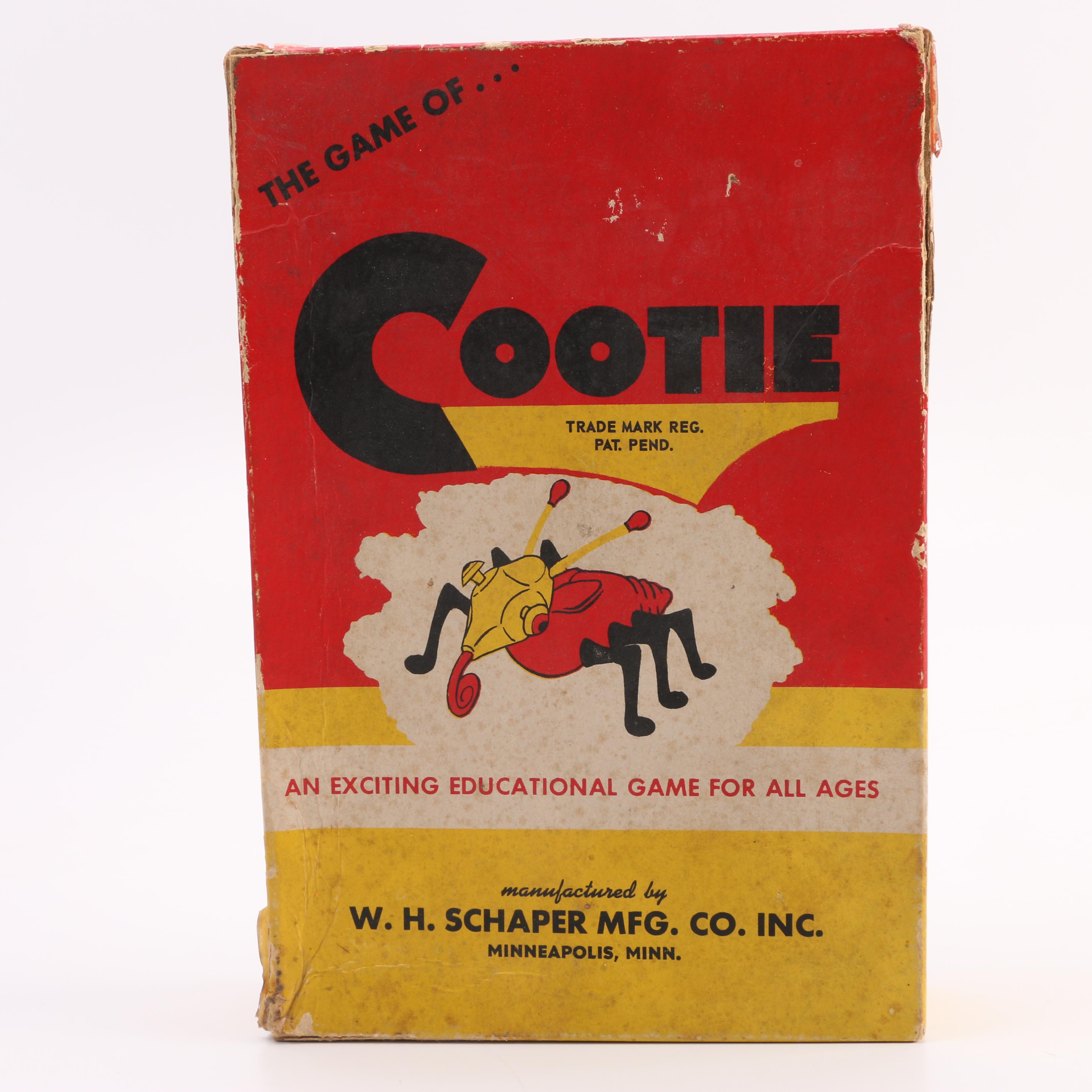 Vintage "Changeable Charlie" and "Cootie" Games