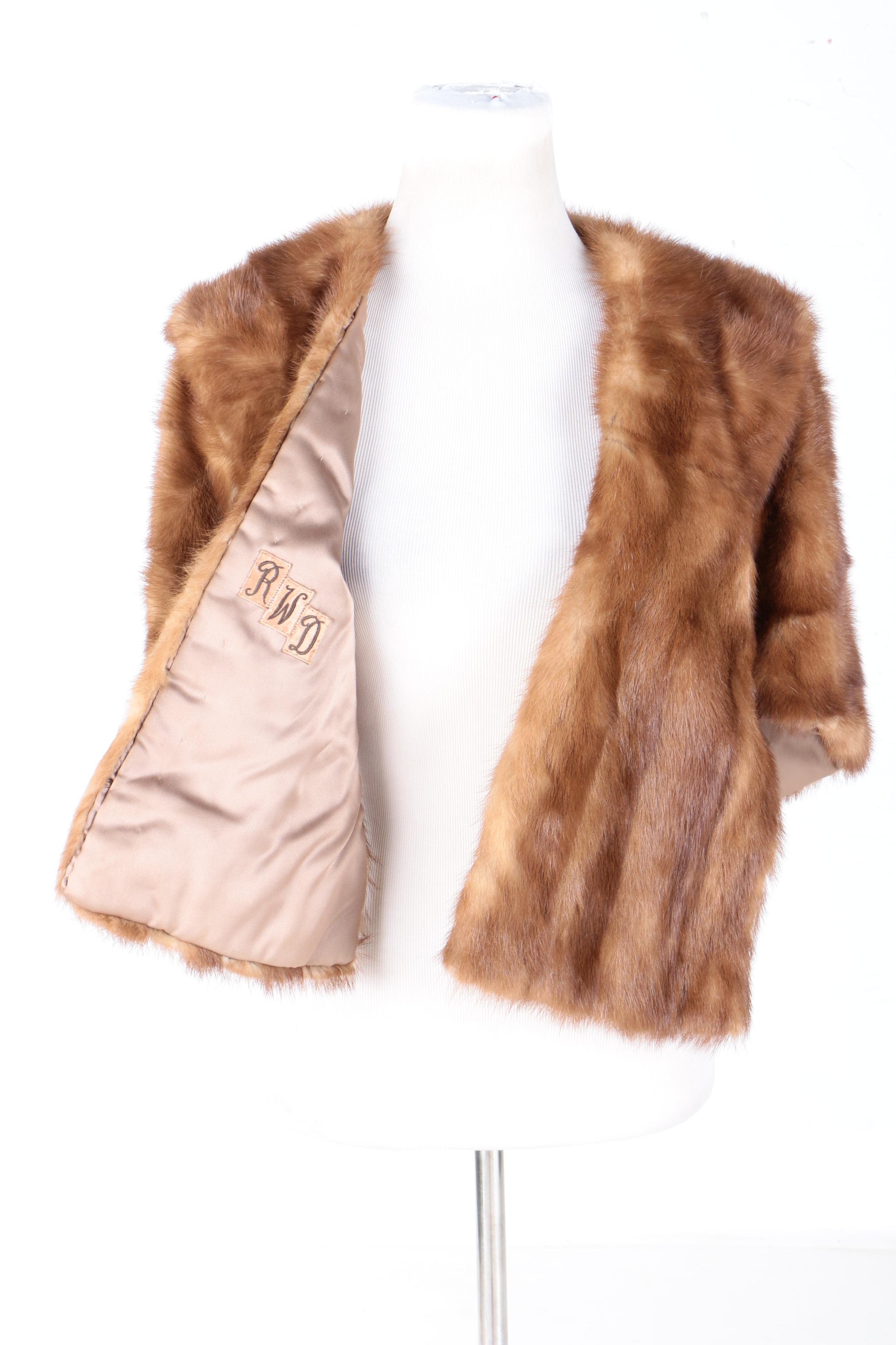 Mink Fur Stole