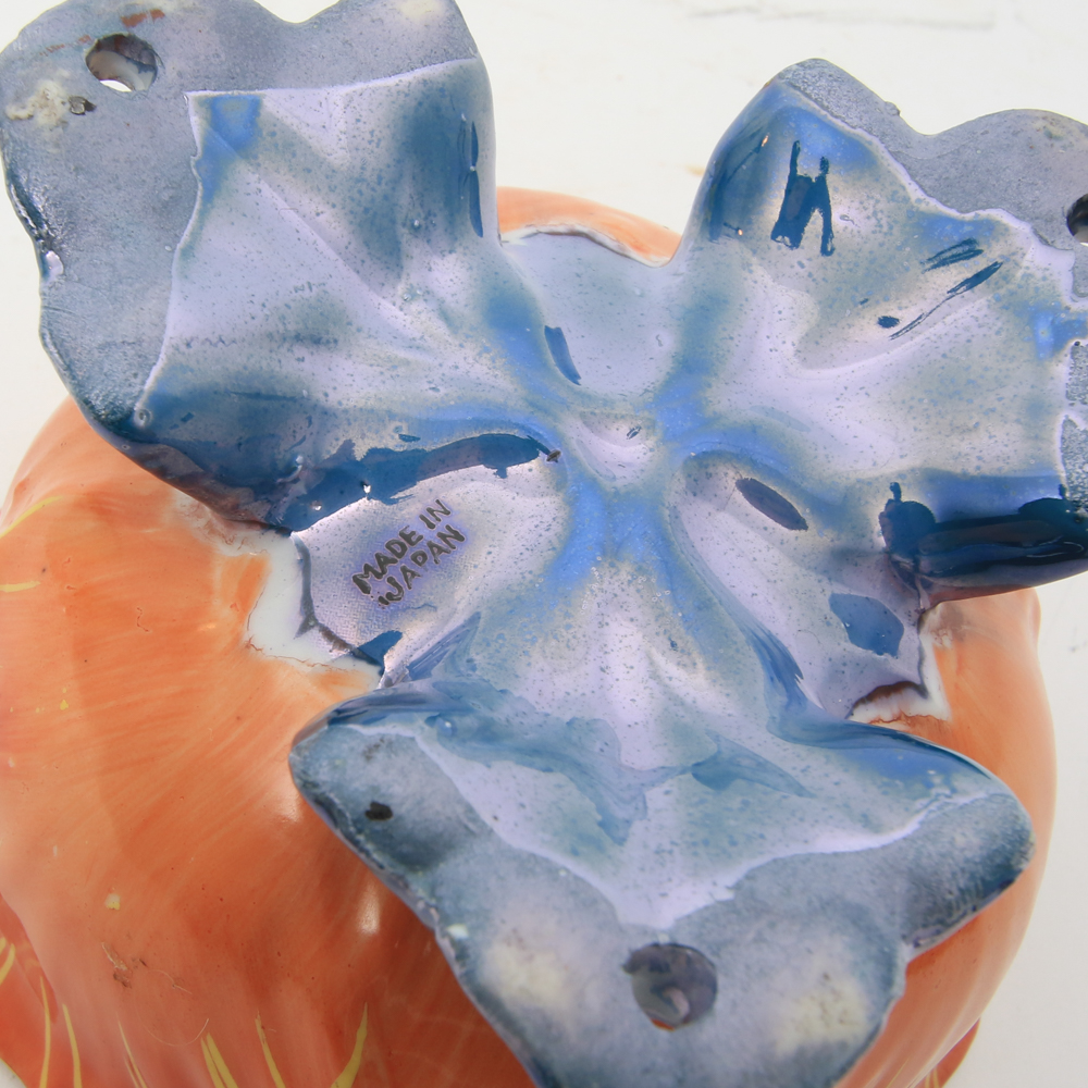 Three Vintage Japanese Ceramic Flower Frogs