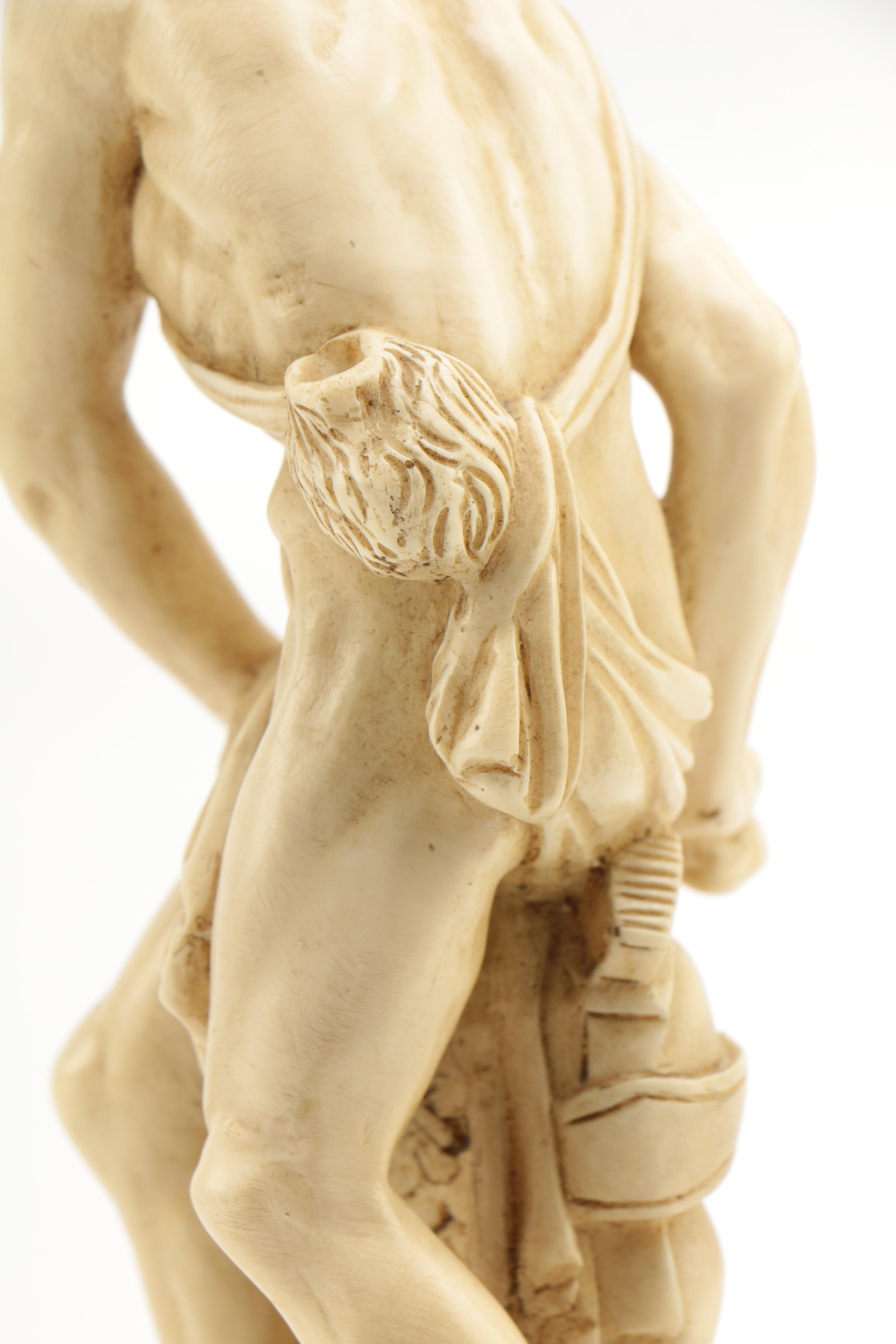 G. Ruggeri Replica Statuette After "David" by Gian Lorenzo Bernini