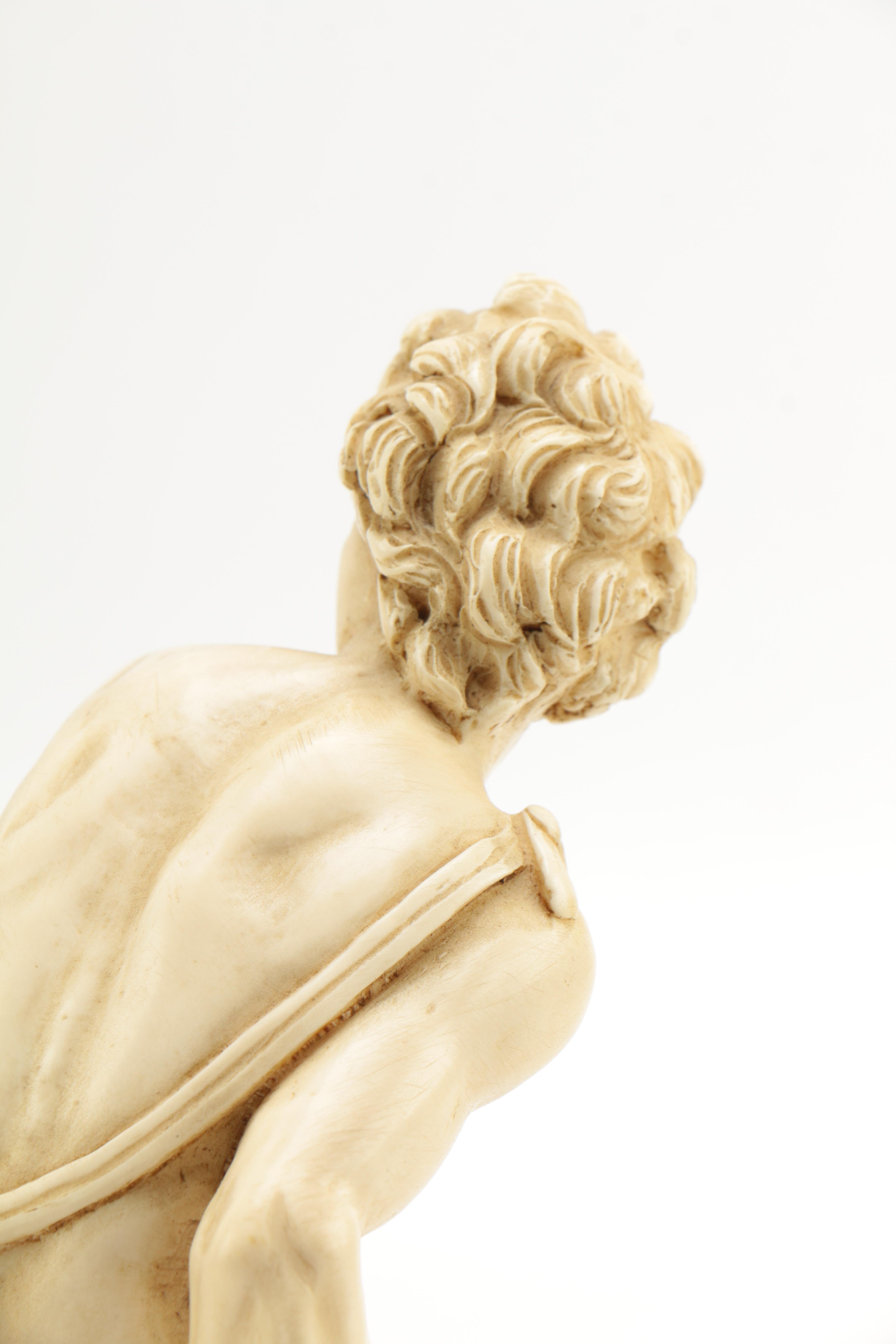 G. Ruggeri Replica Statuette After "David" by Gian Lorenzo Bernini