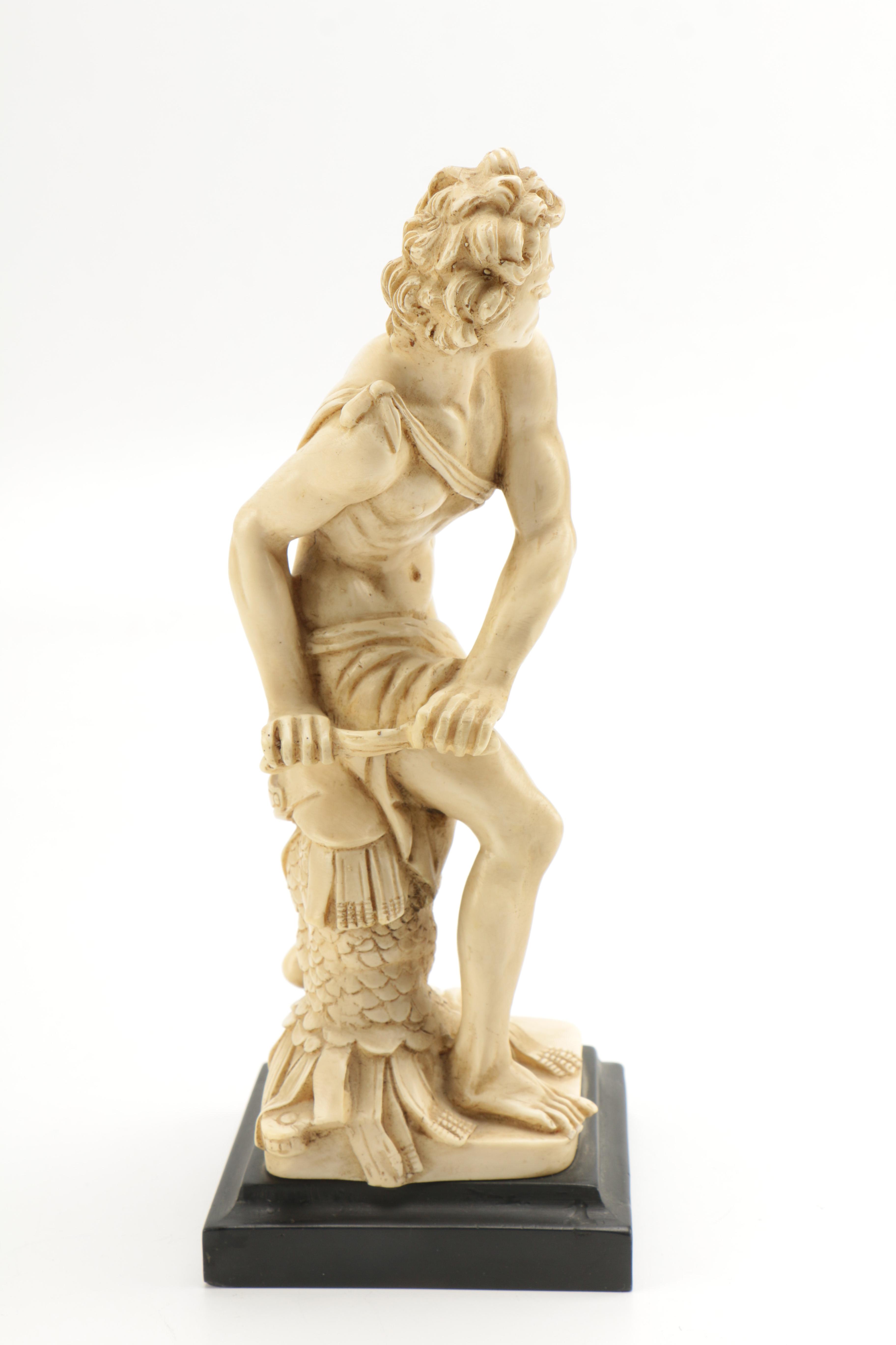 G. Ruggeri Replica Statuette After "David" by Gian Lorenzo Bernini