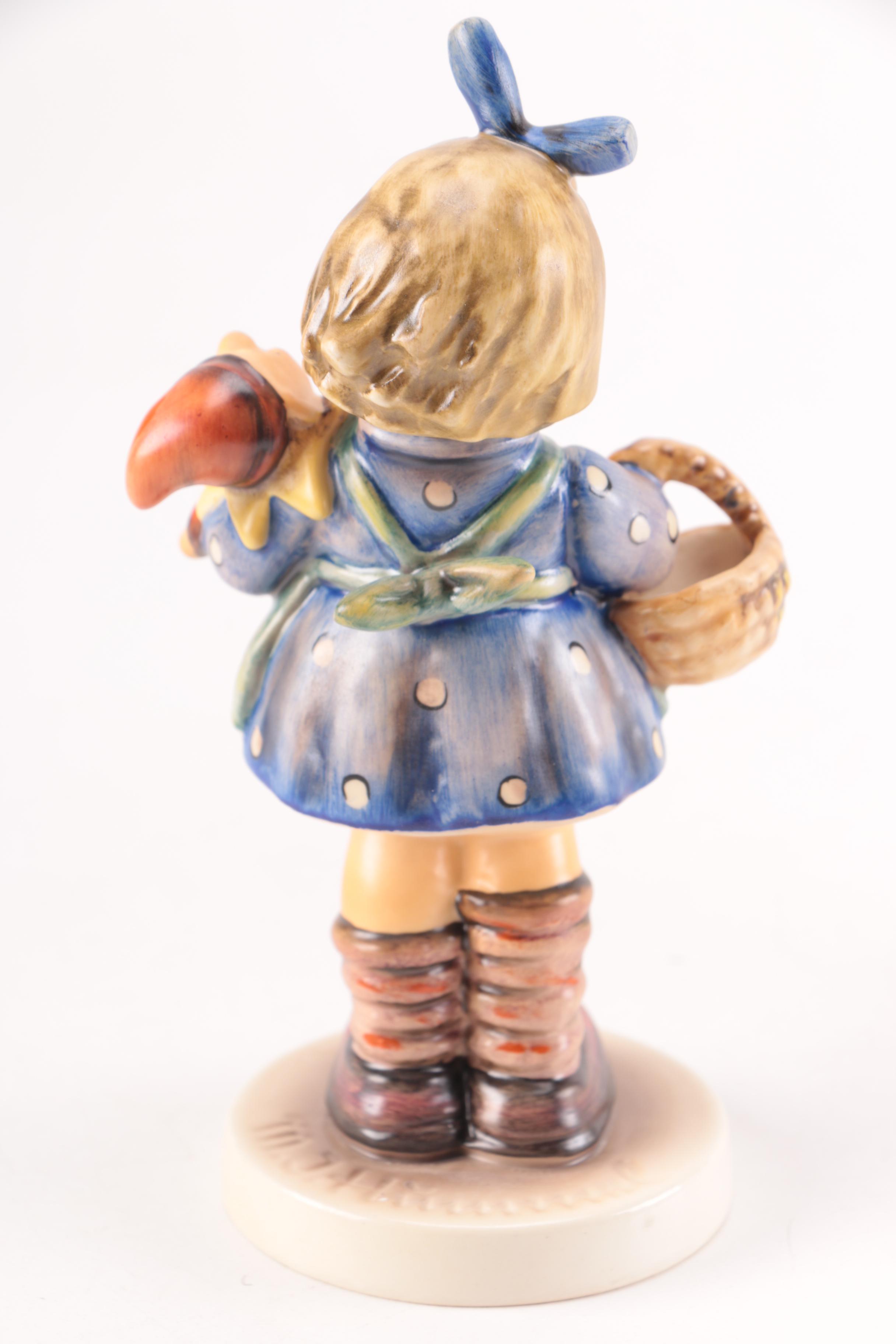 Goebel Collector's Club "Hush-A-Bye" and "What Now?" Porcelain Figurines