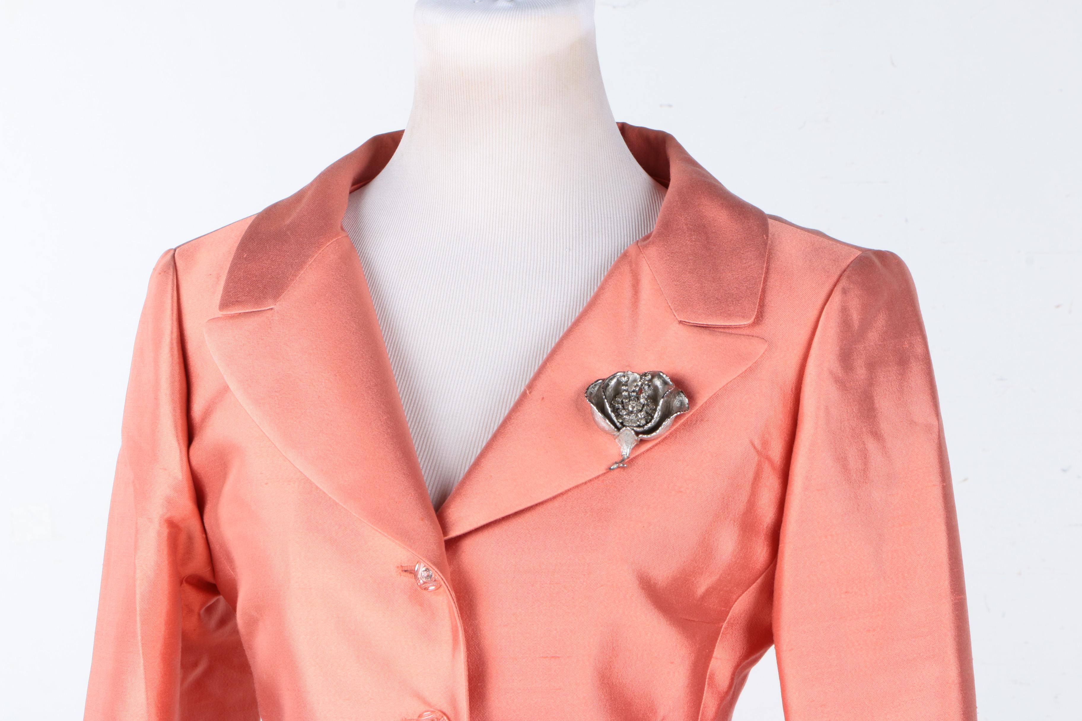 Lillie Rubin Silk and Wool Blend Suit