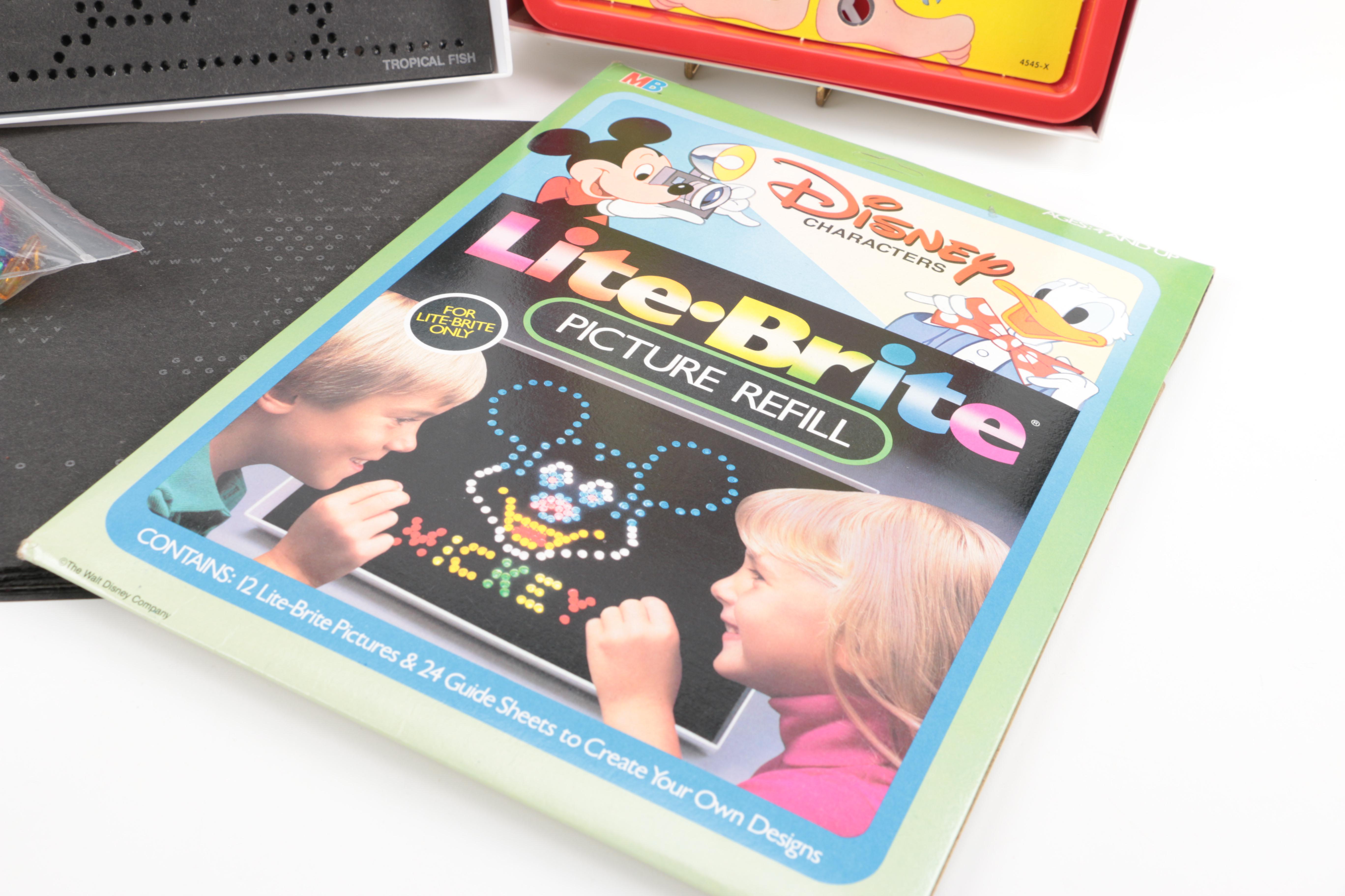 Lite-Brite and Operation Game