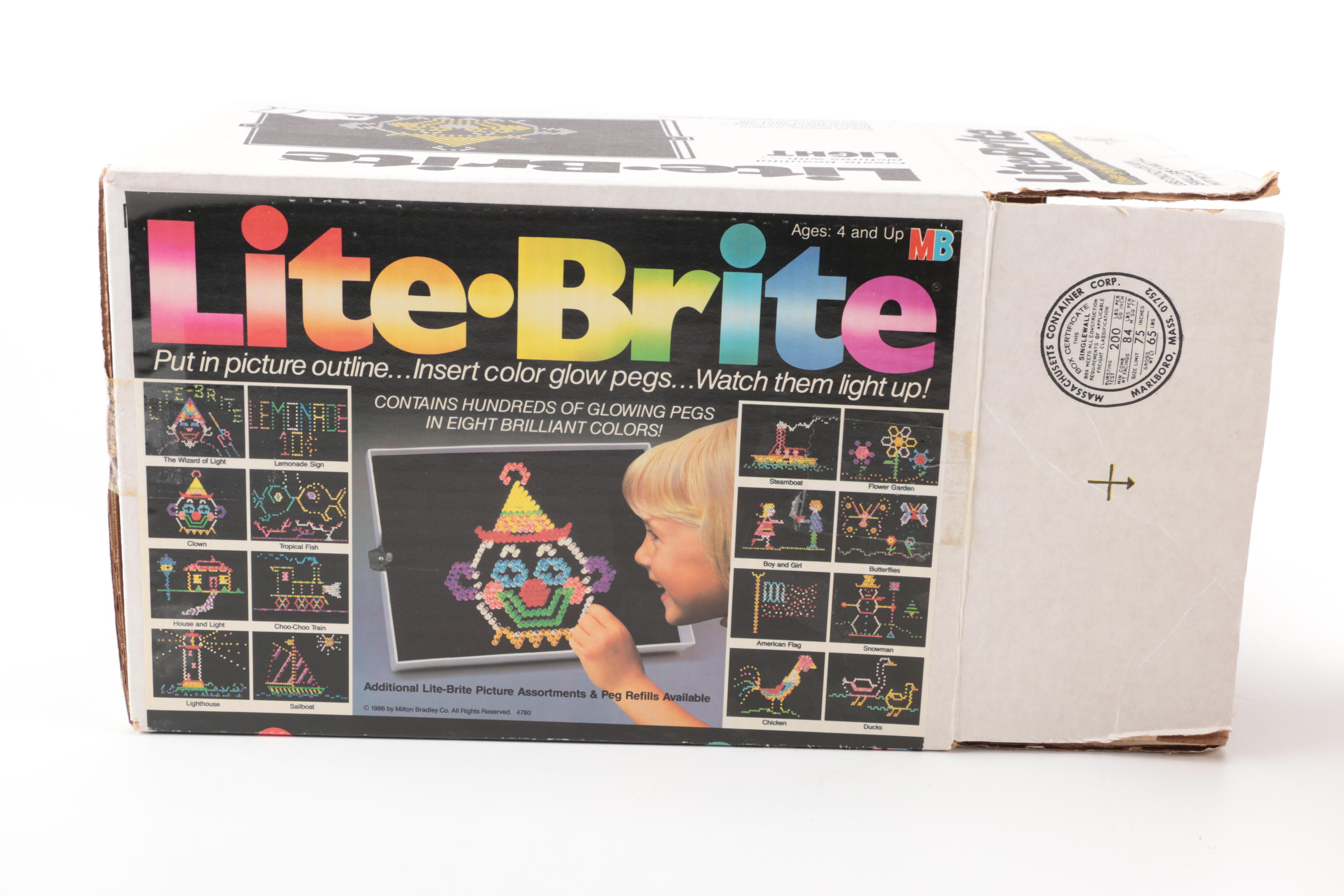 Lite-Brite and Operation Game