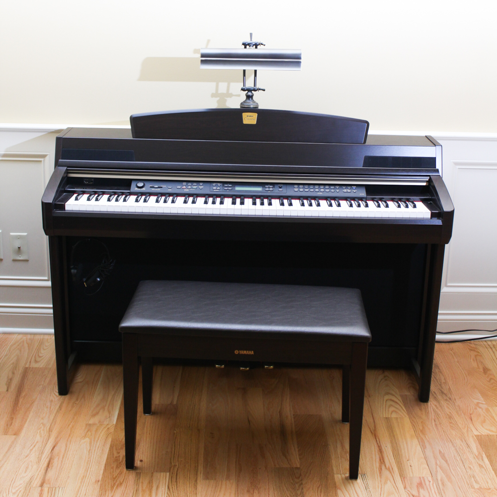 Yamaha Clavinova Digital Console Piano and Bench