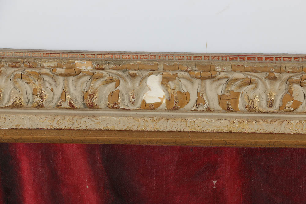 Gaetano Vitale Oil Painting on Canvas of a Reclining Woman