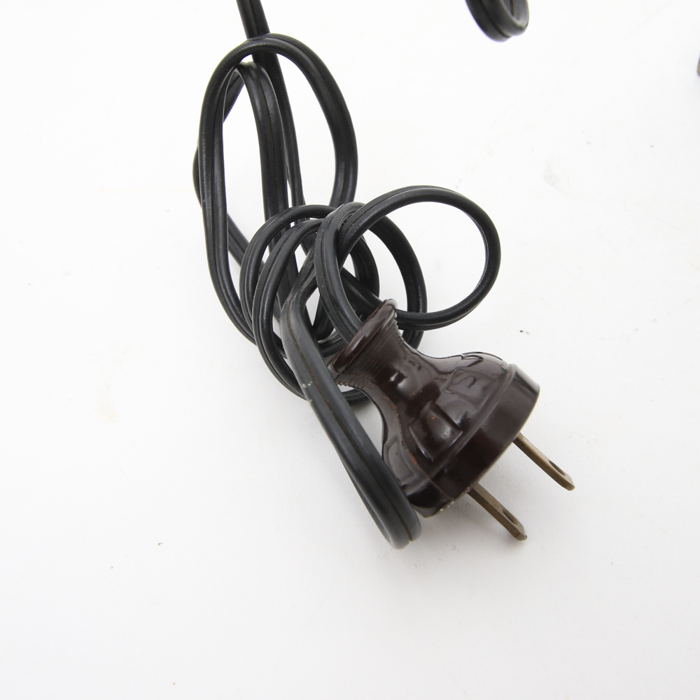 1930's Floral Porcelain Table Lamp