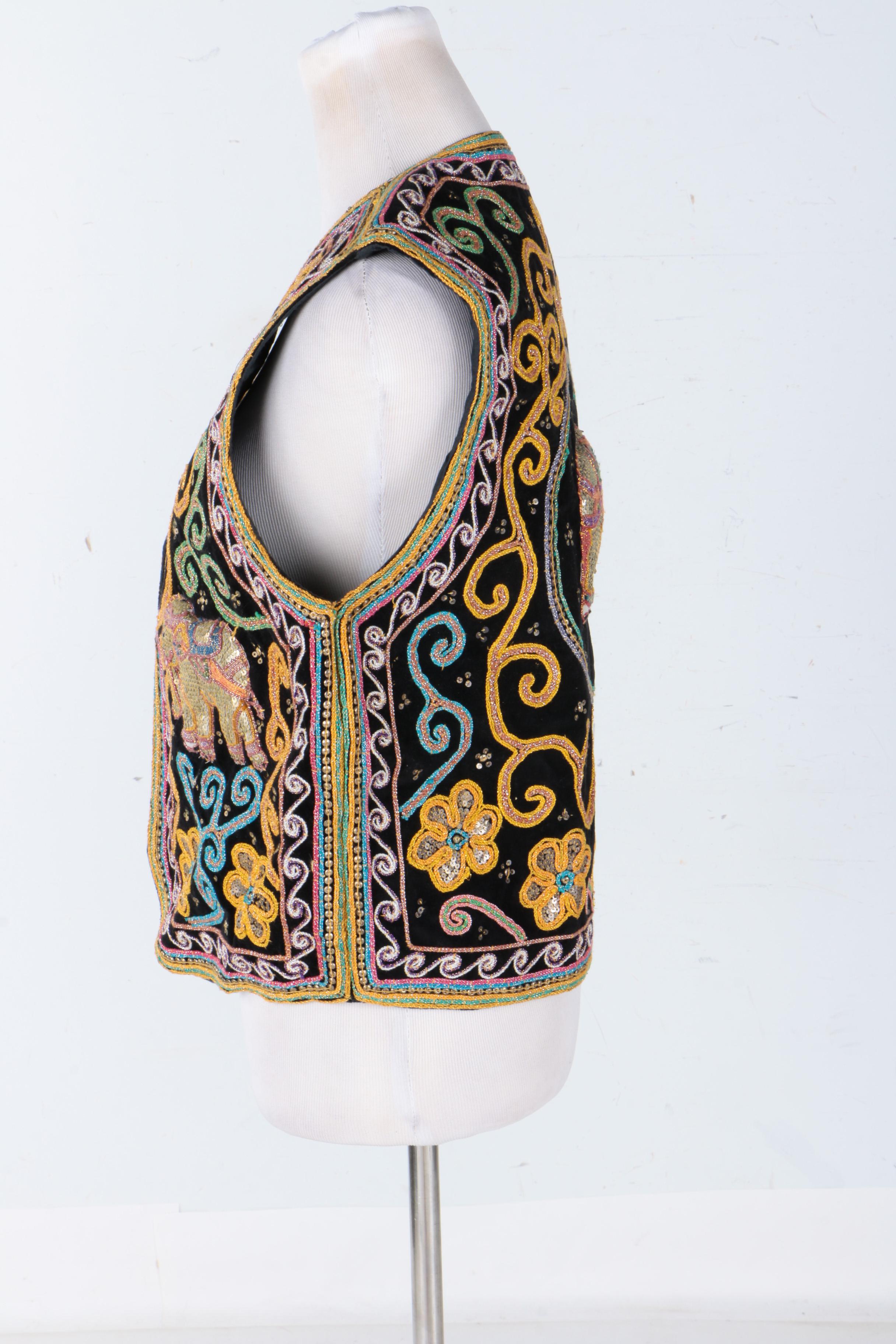 Carol Horn Workshop Sequin Embroidered Vests