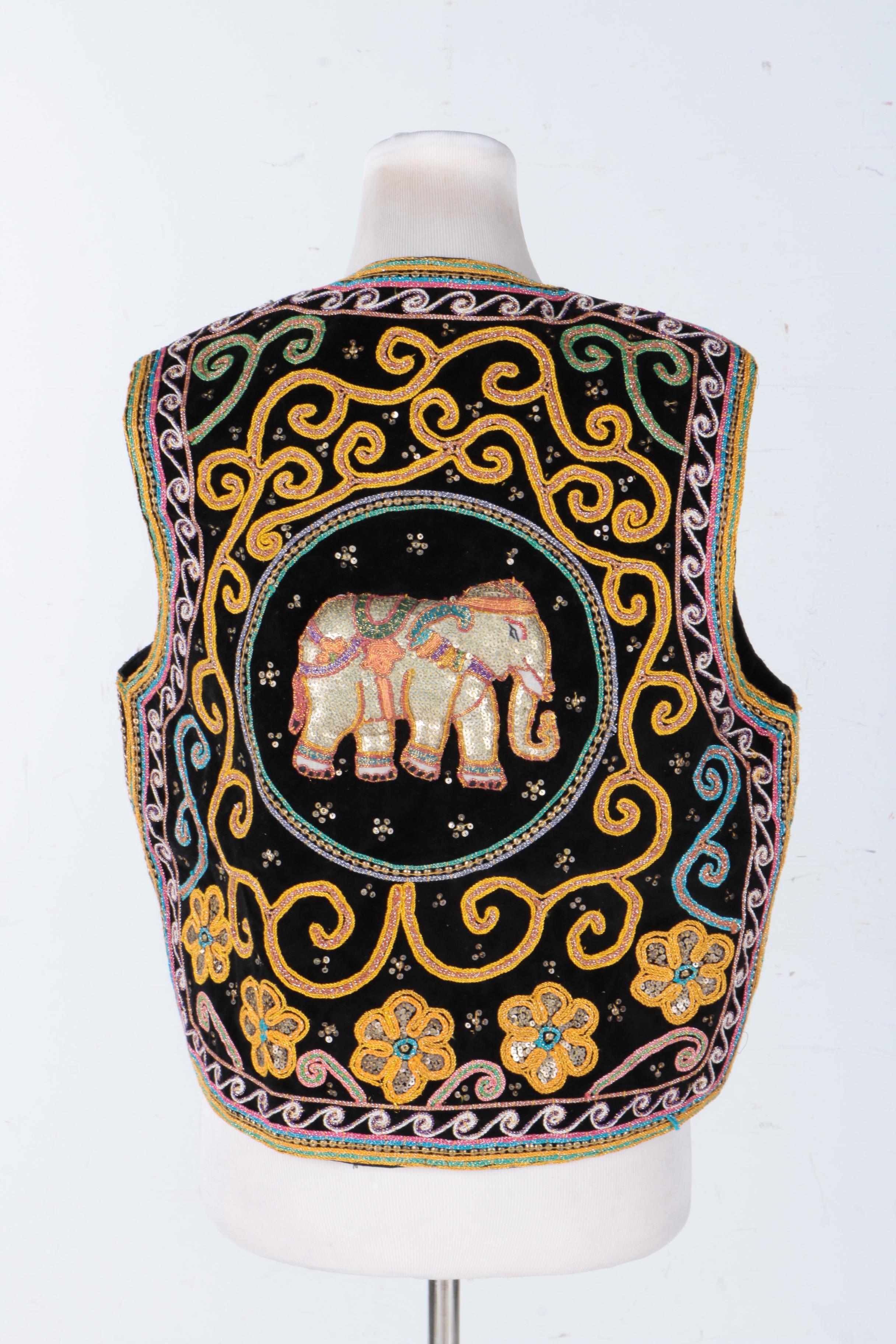 Carol Horn Workshop Sequin Embroidered Vests