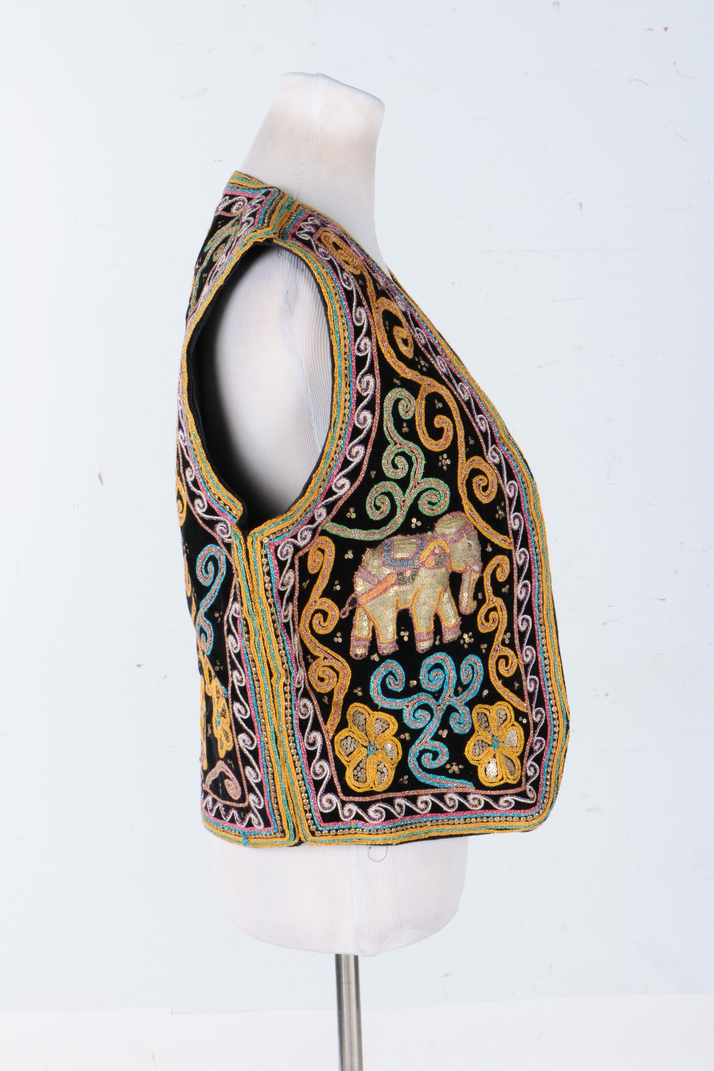 Carol Horn Workshop Sequin Embroidered Vests