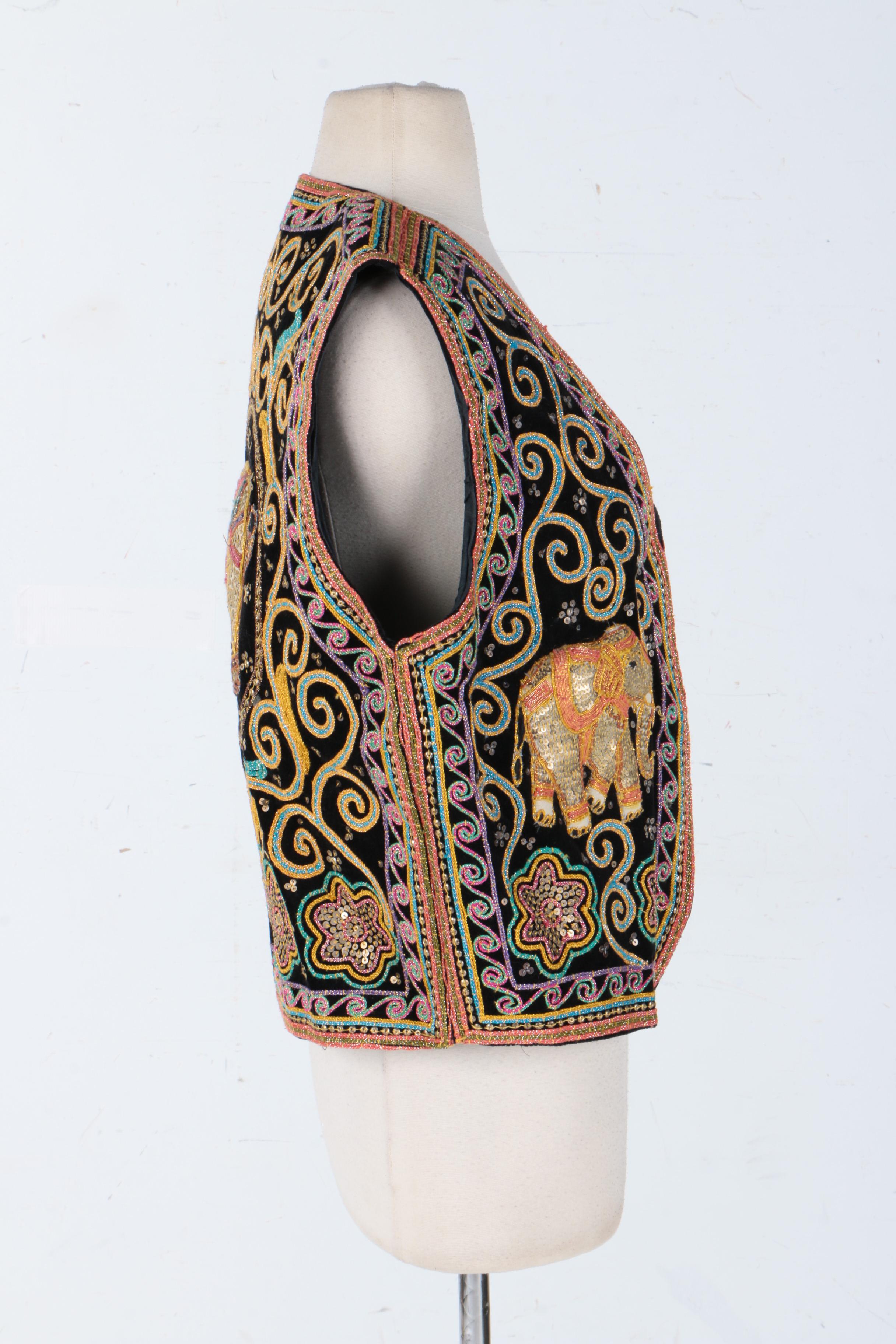 Carol Horn Workshop Sequin Embroidered Vests