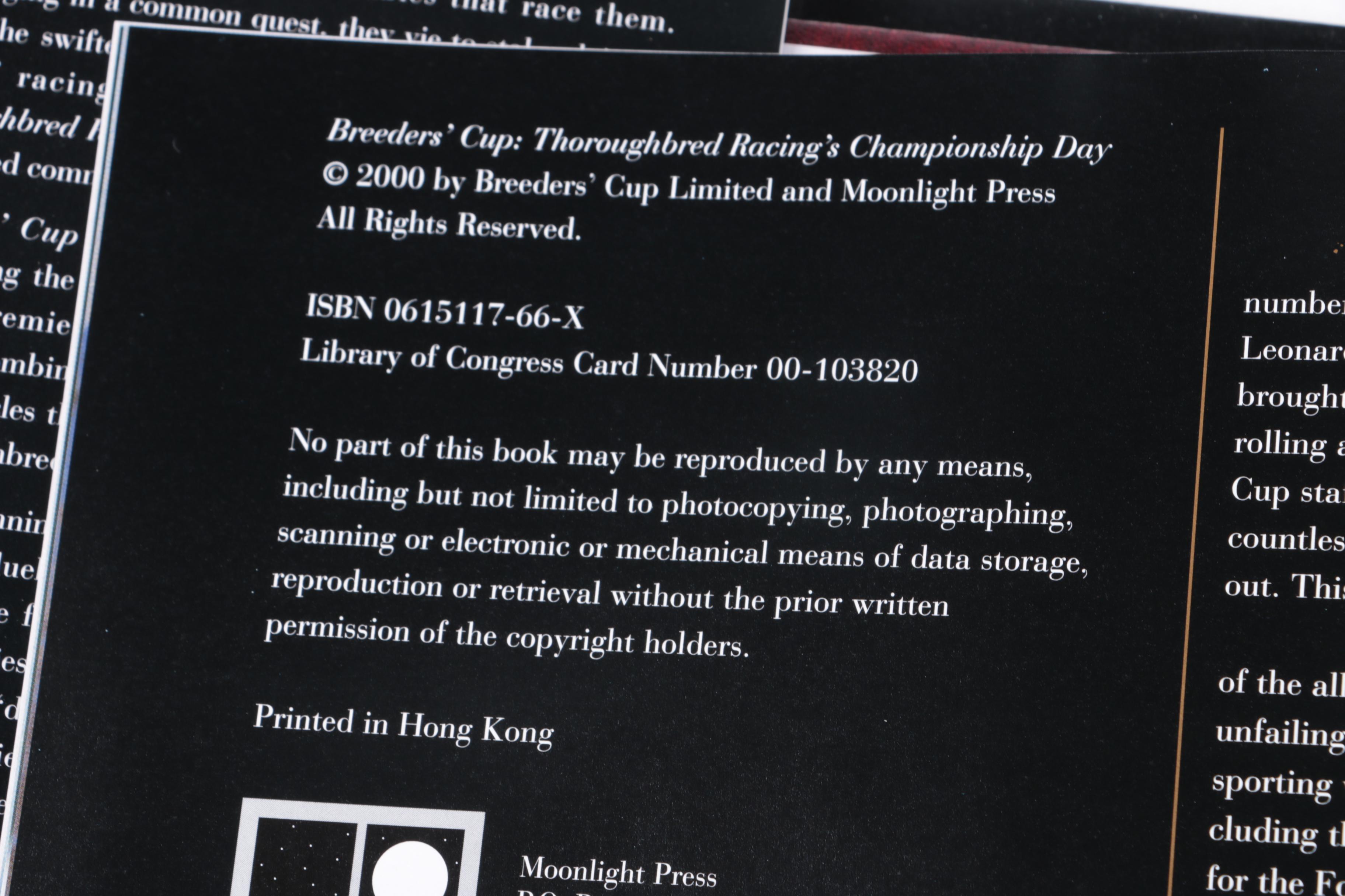 Assortment of Horse Racing Books