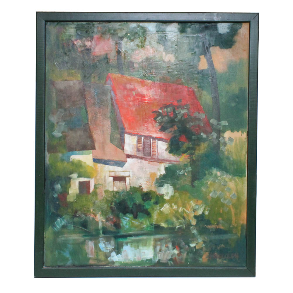 Original John Randolph Oil on Canvas Painting