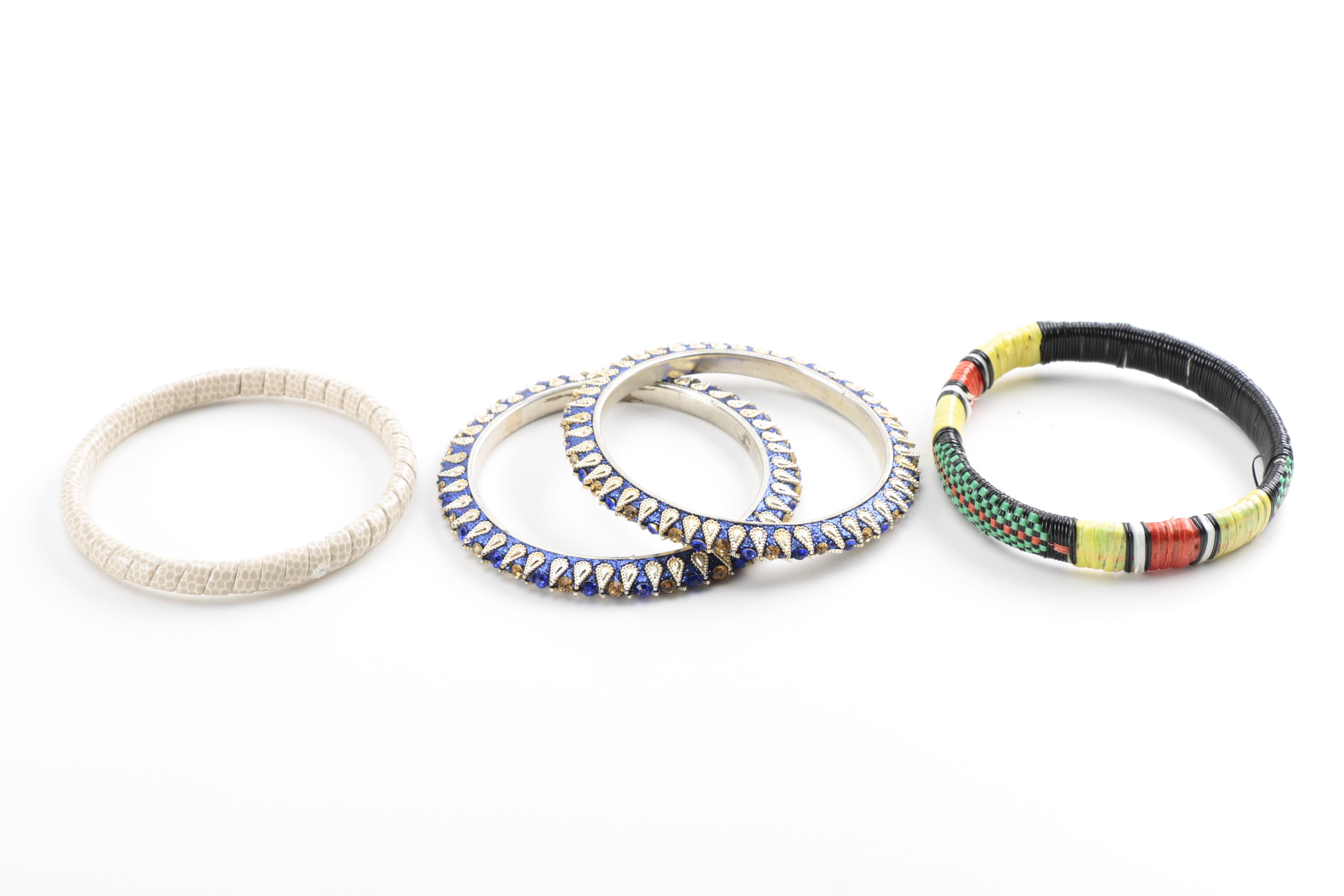 Generous Assortment of Bangle Bracelets