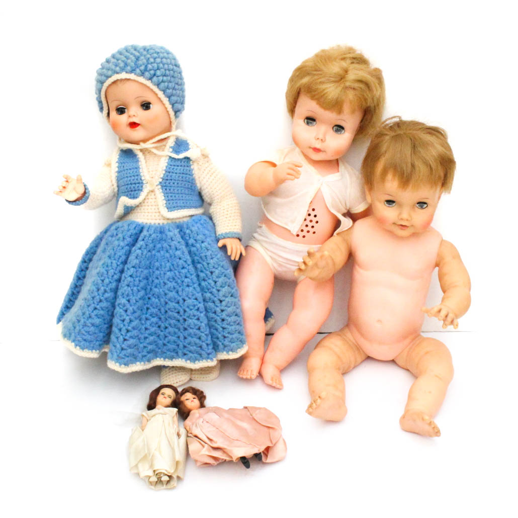 Collection of Vintage Dolls